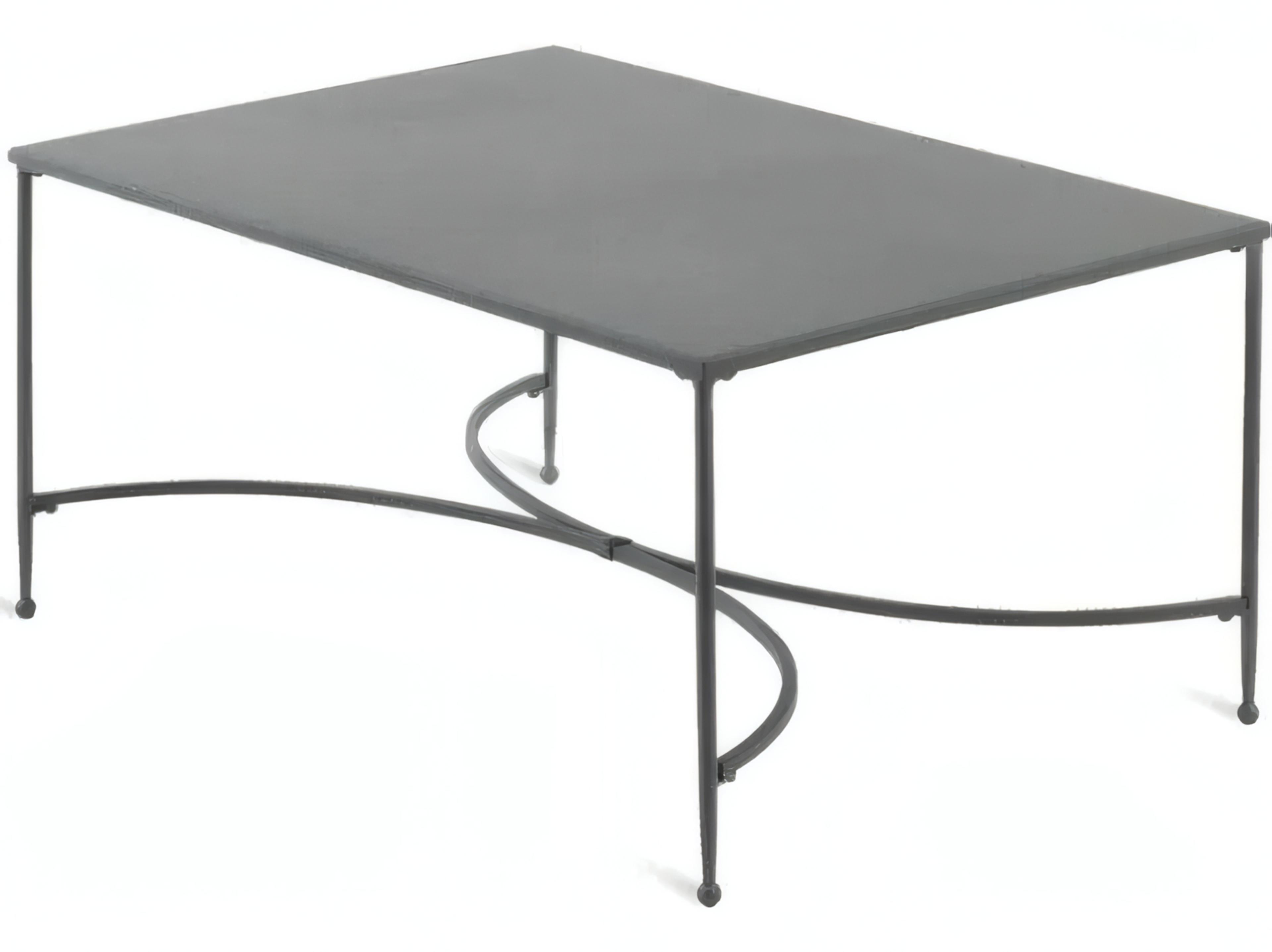 UnoPiu Toscana Wrought Iron Rectangular Coffee Table