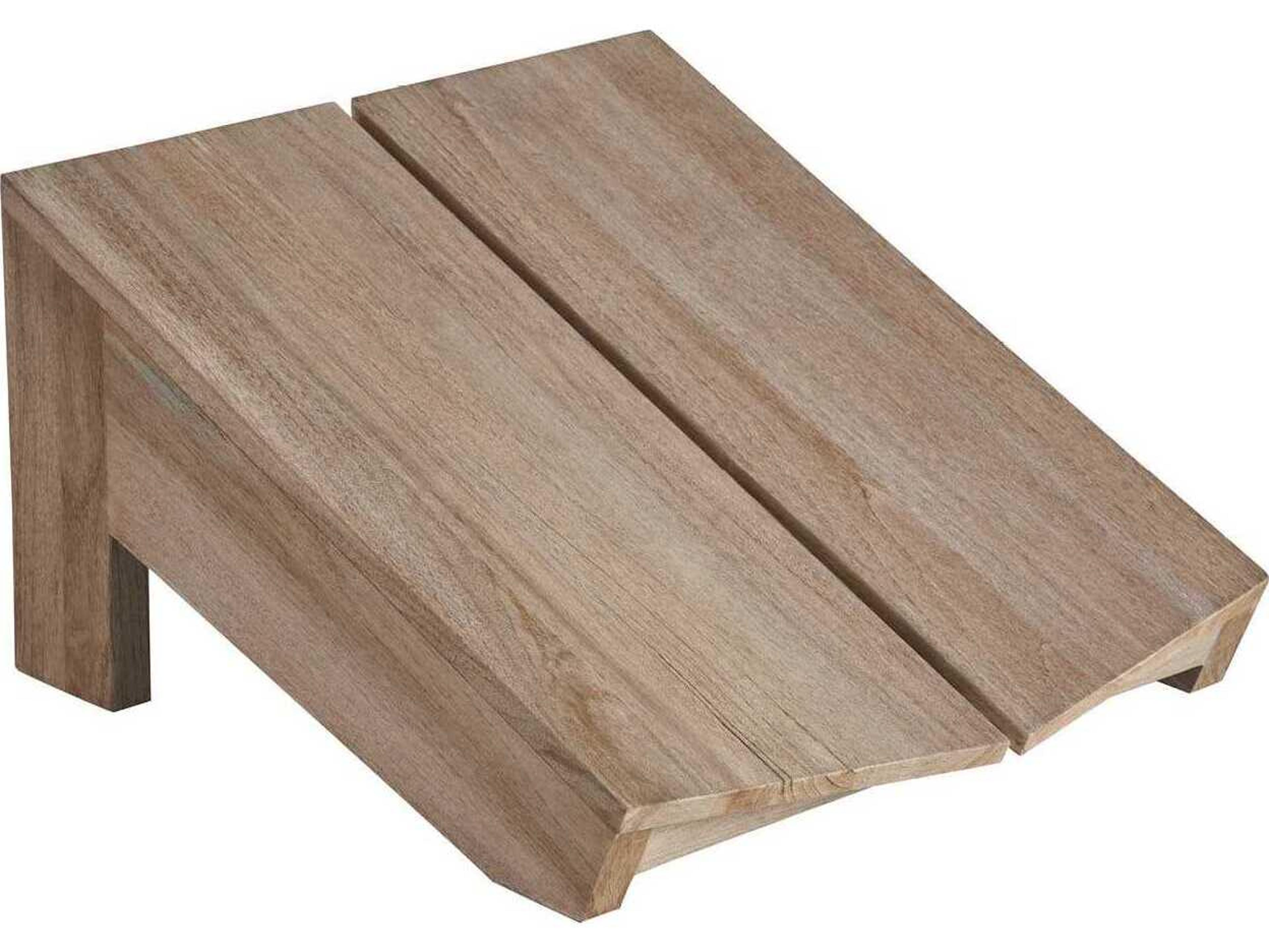 Coastal Living Outdoor Saratoga Wood Ottoman