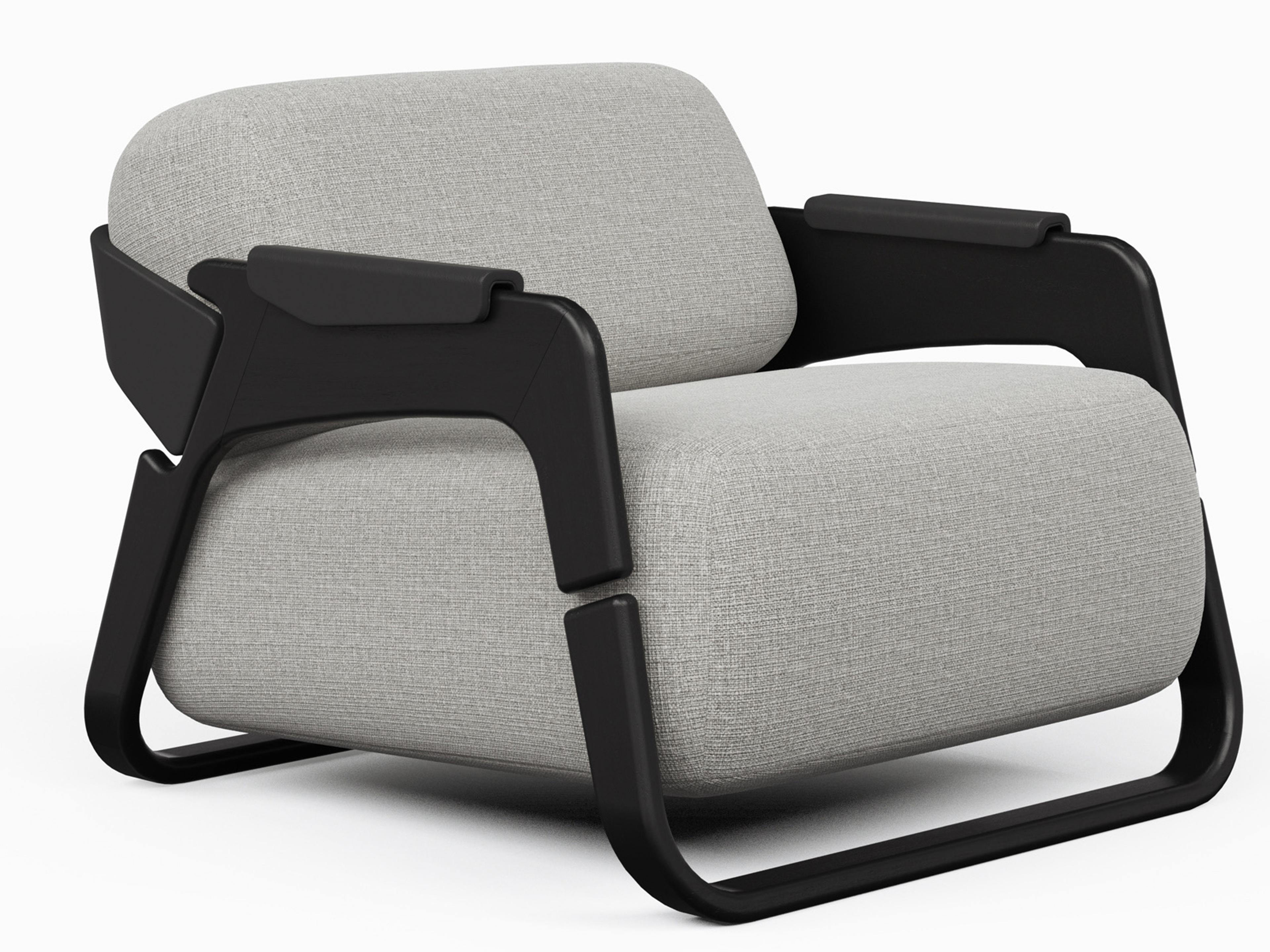 Urbia Modern Brazilian Hermes Black Accent Chair