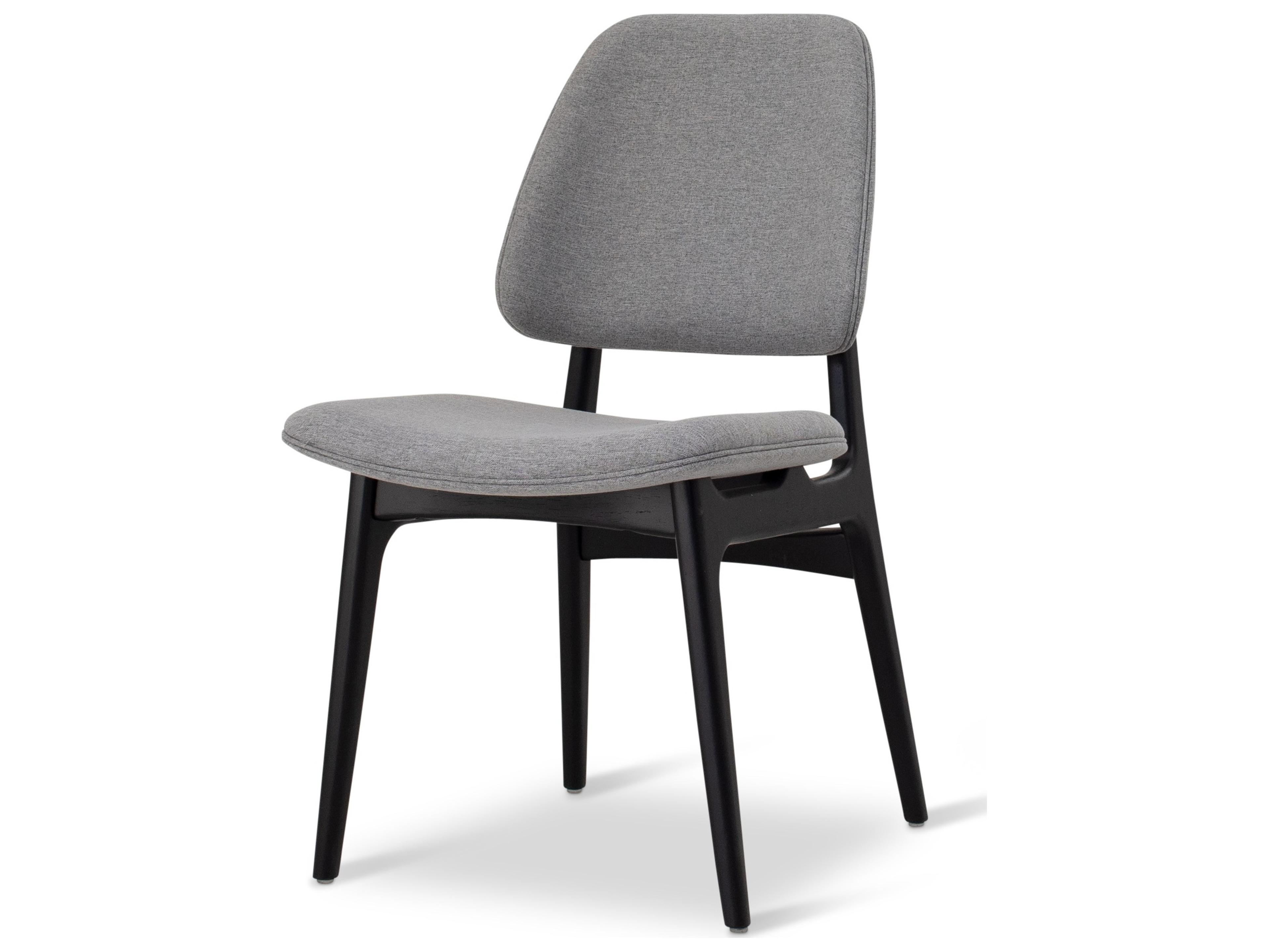 Urbia Modern Brazilian Ariel Gray Upholstered Side Dining Chair