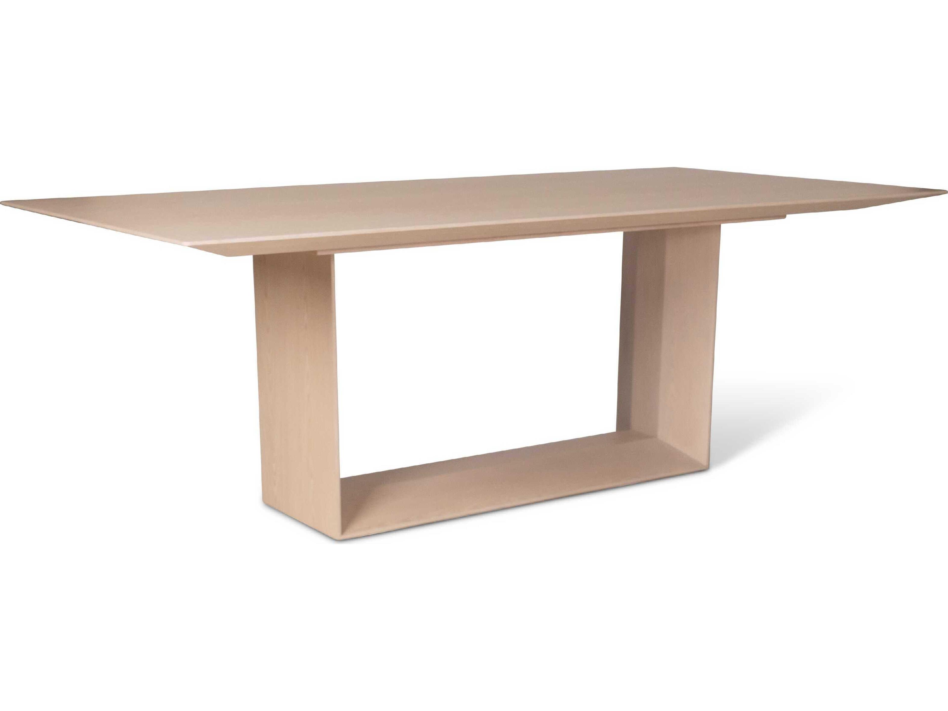 Urbia Modern Brazilian Maiorca Rectangular Wood Nevoa Dining Table