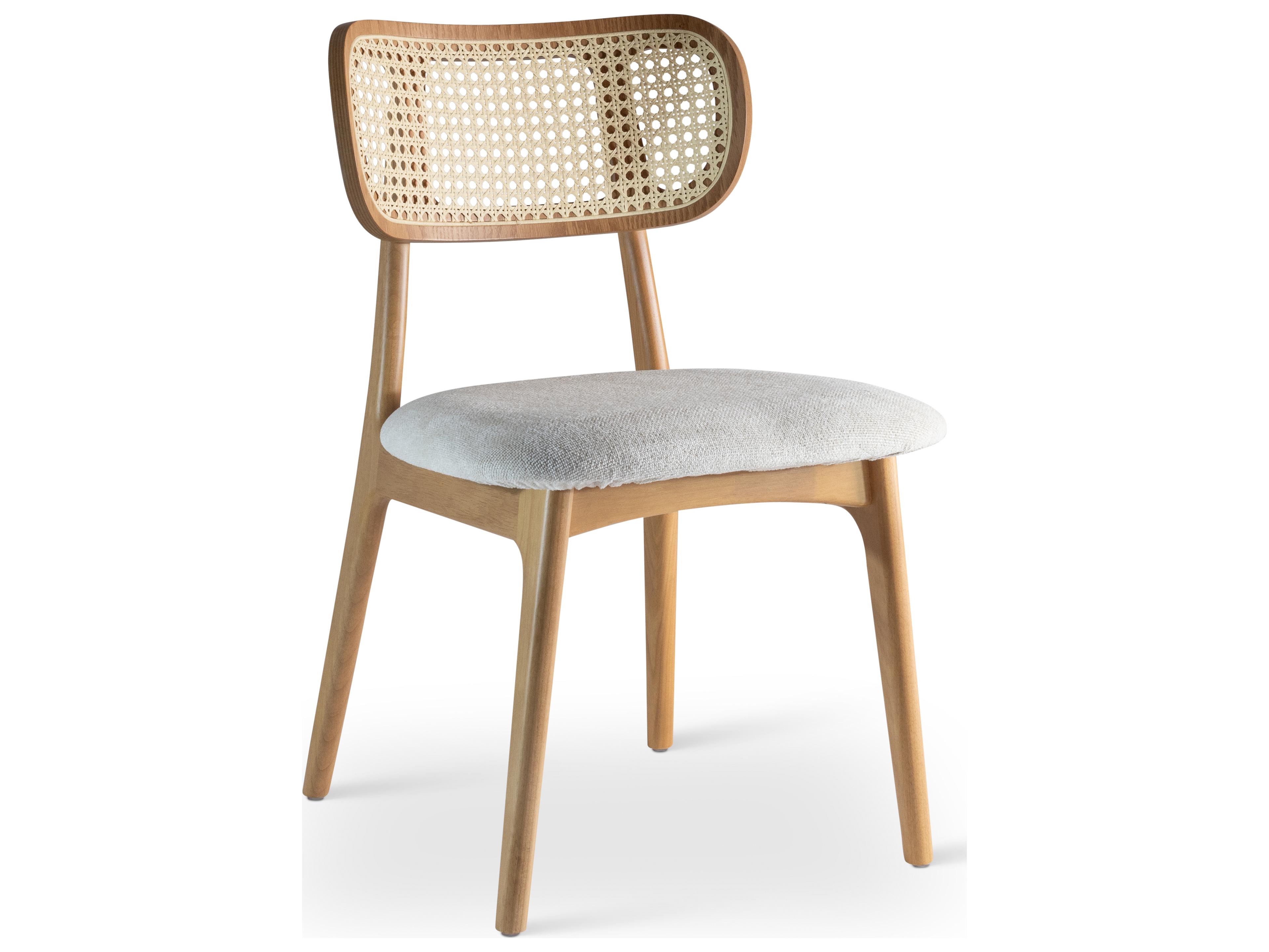 Urbia Modern Brazilian Beige Upholstered Armless Dining Chair