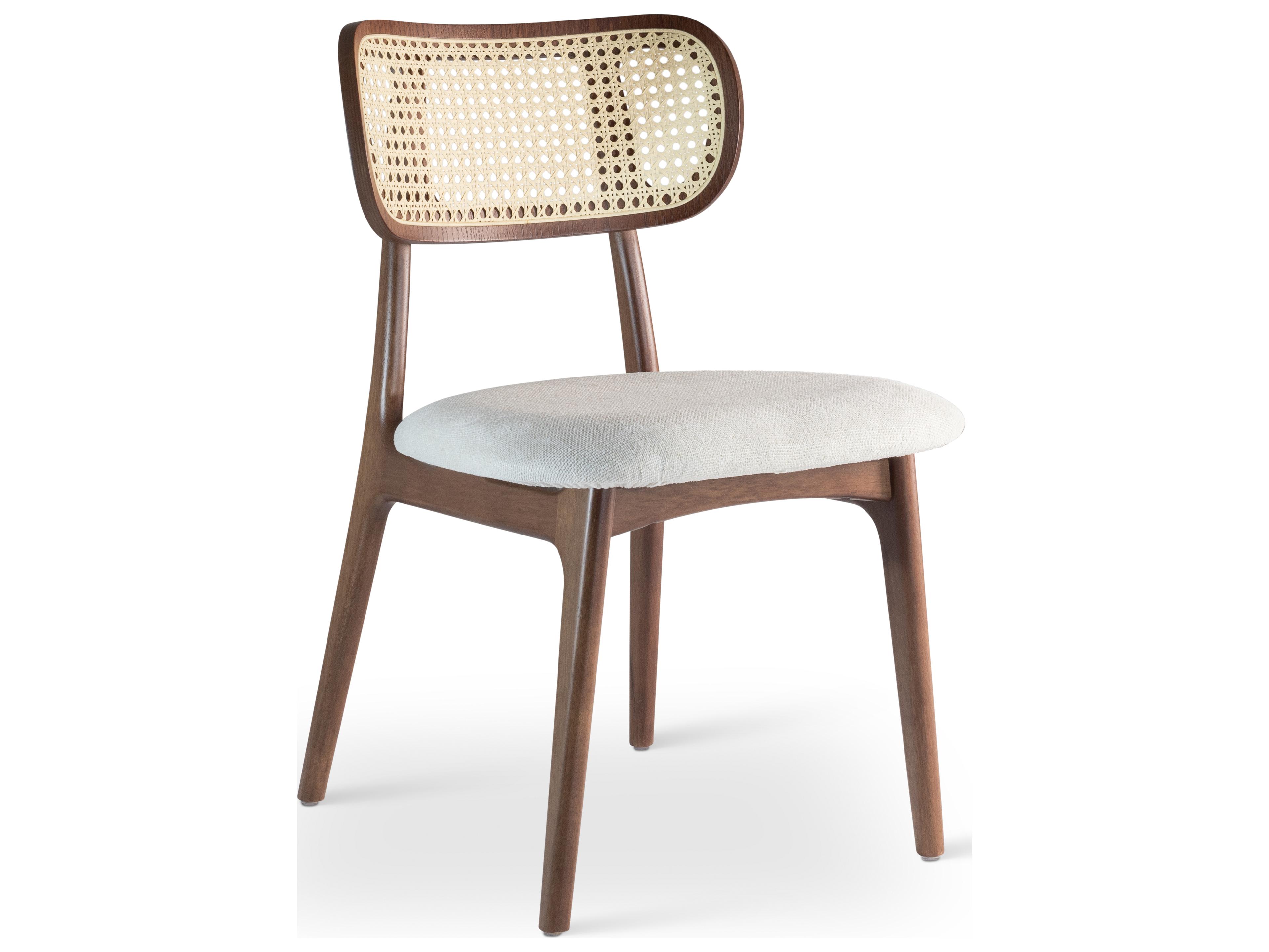 Urbia Modern Brazilian Brown Upholstered Armless Dining Chair
