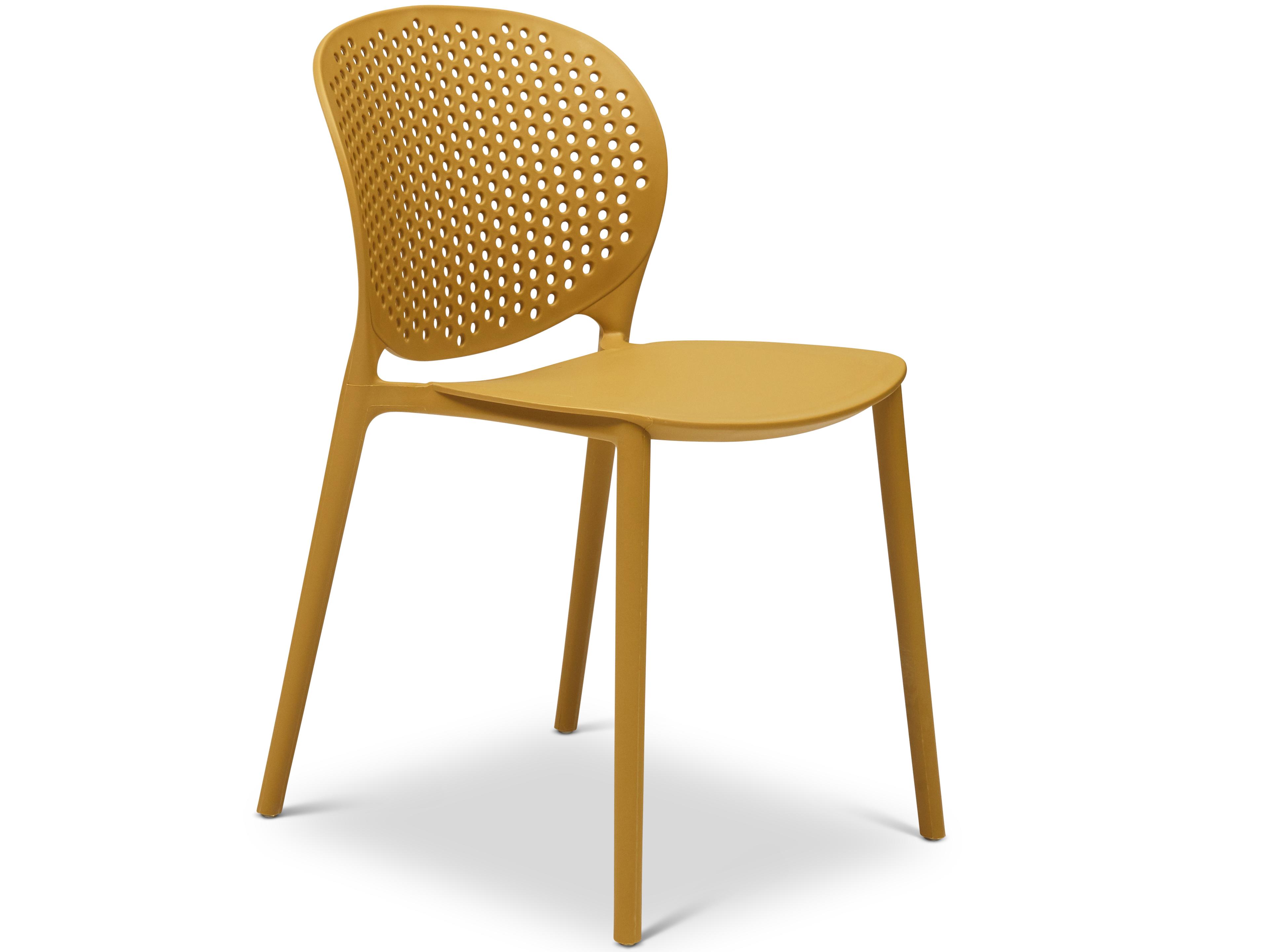 Urbia Metro Bailey Side Chair Set of 4 Ginger Seat