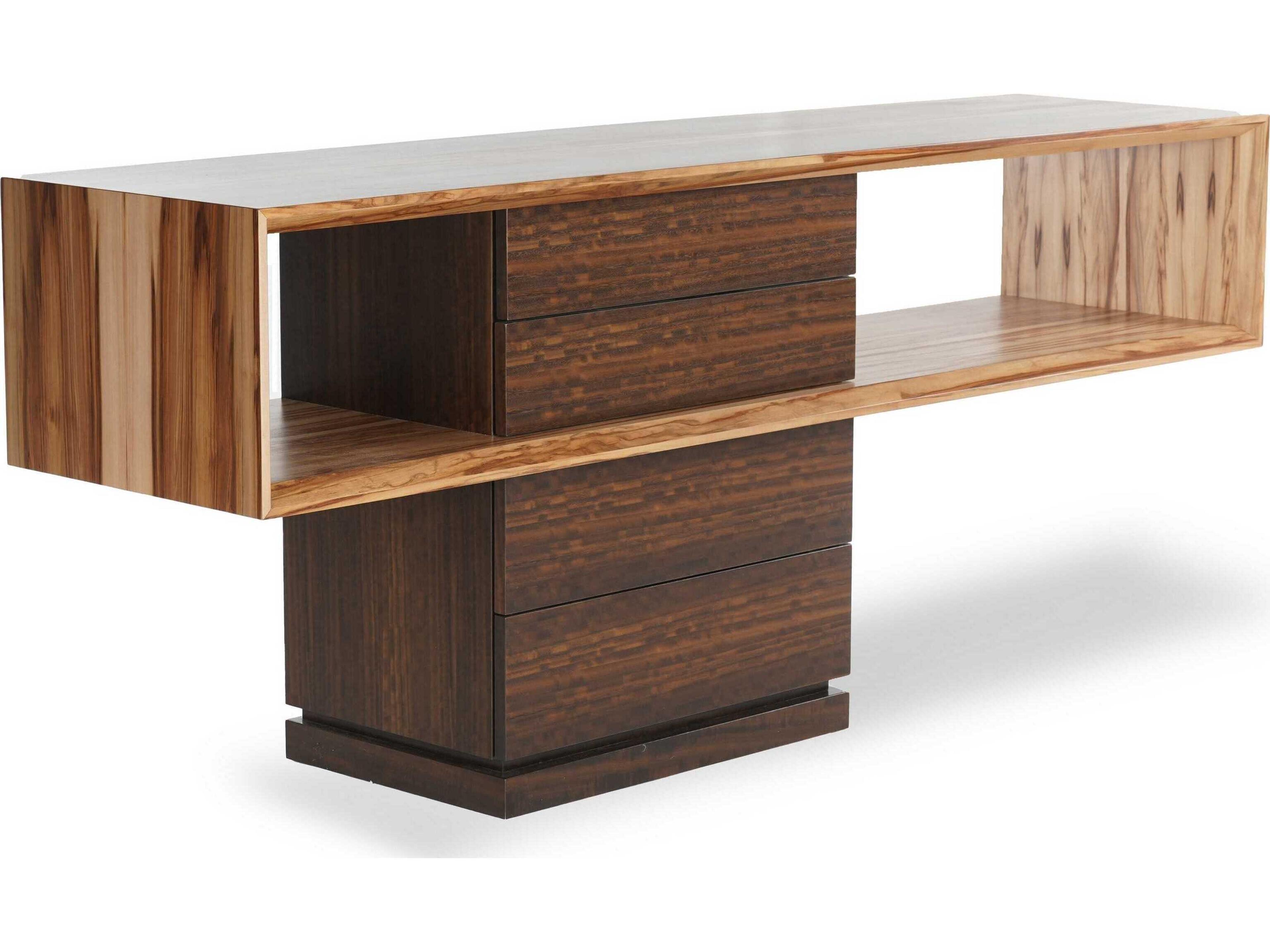 Urbia Ie Series Mensa Rectangular Wood Redgum Smoked Eucalyptus Console Table