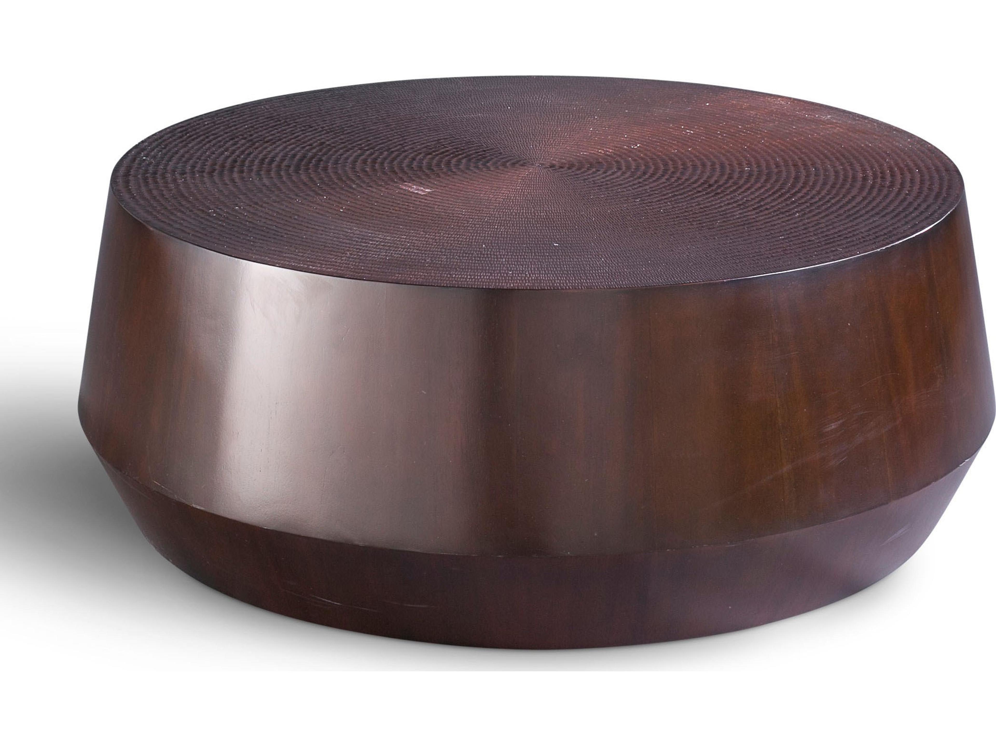 Urbia Ie Series Round Wood Espresso Coffee Table