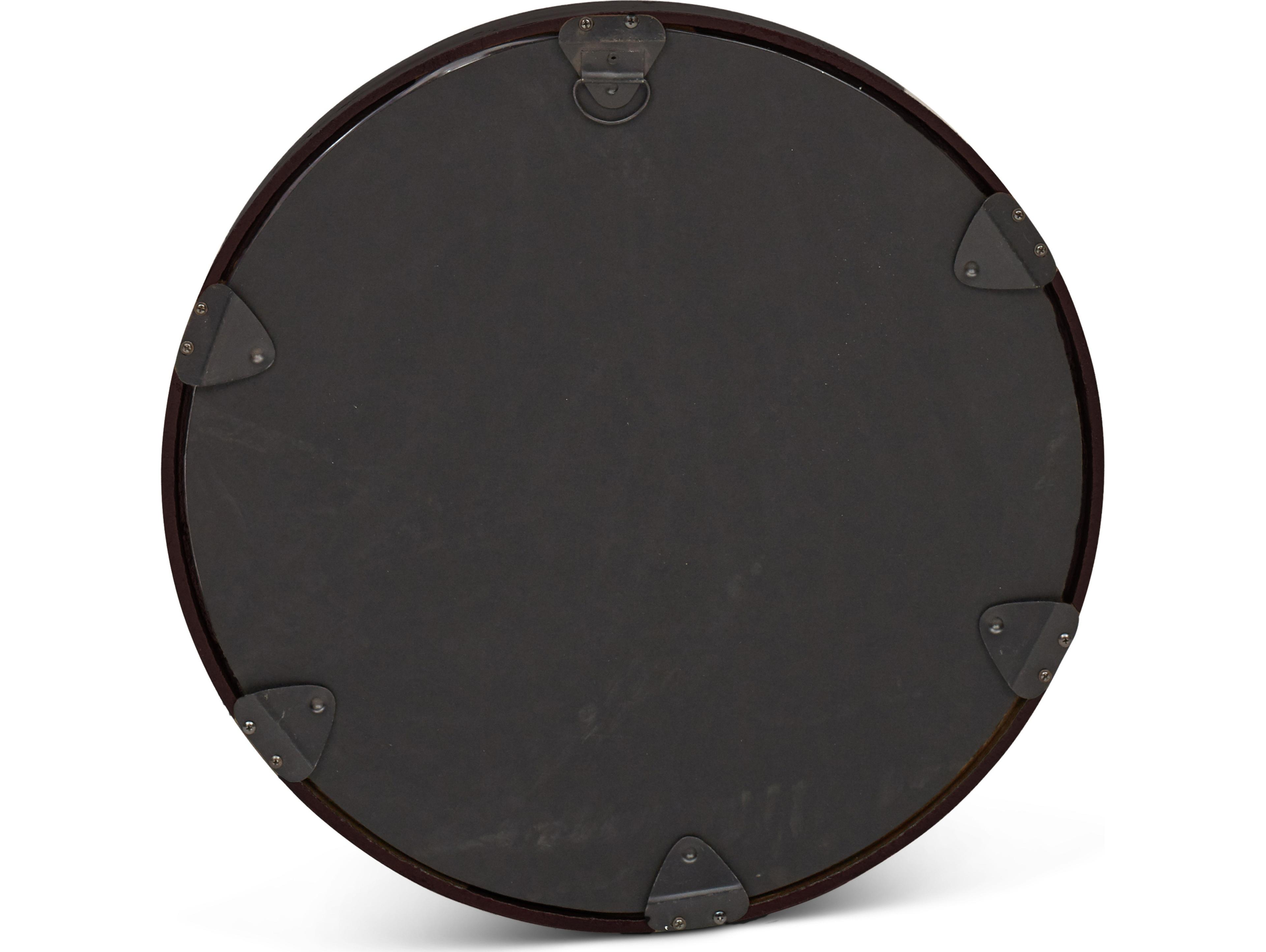 Urbia Elements Raw Bronze Round Wall Mirror