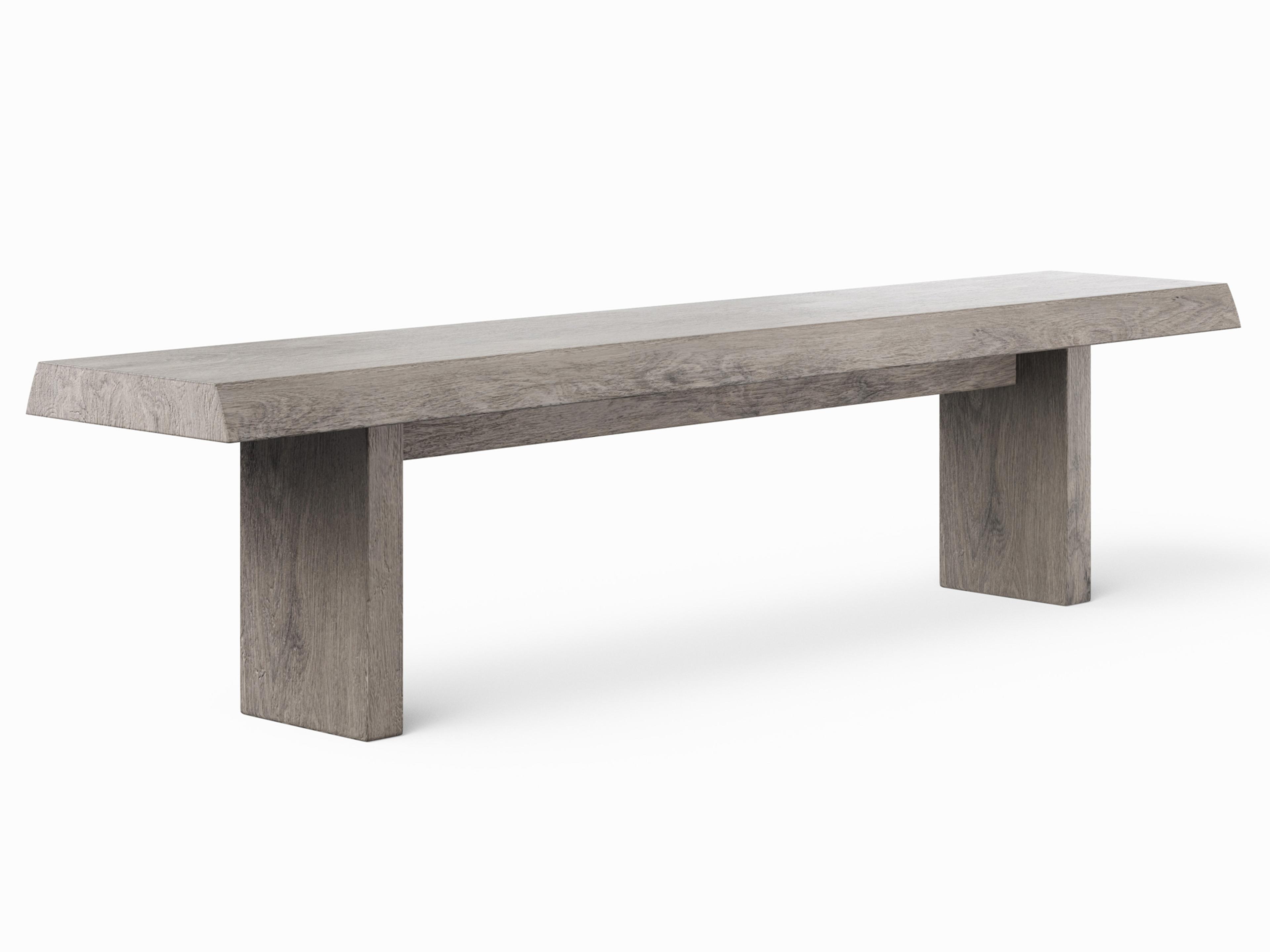 Urbia Brooks Sandblasted Grey Accent Bench