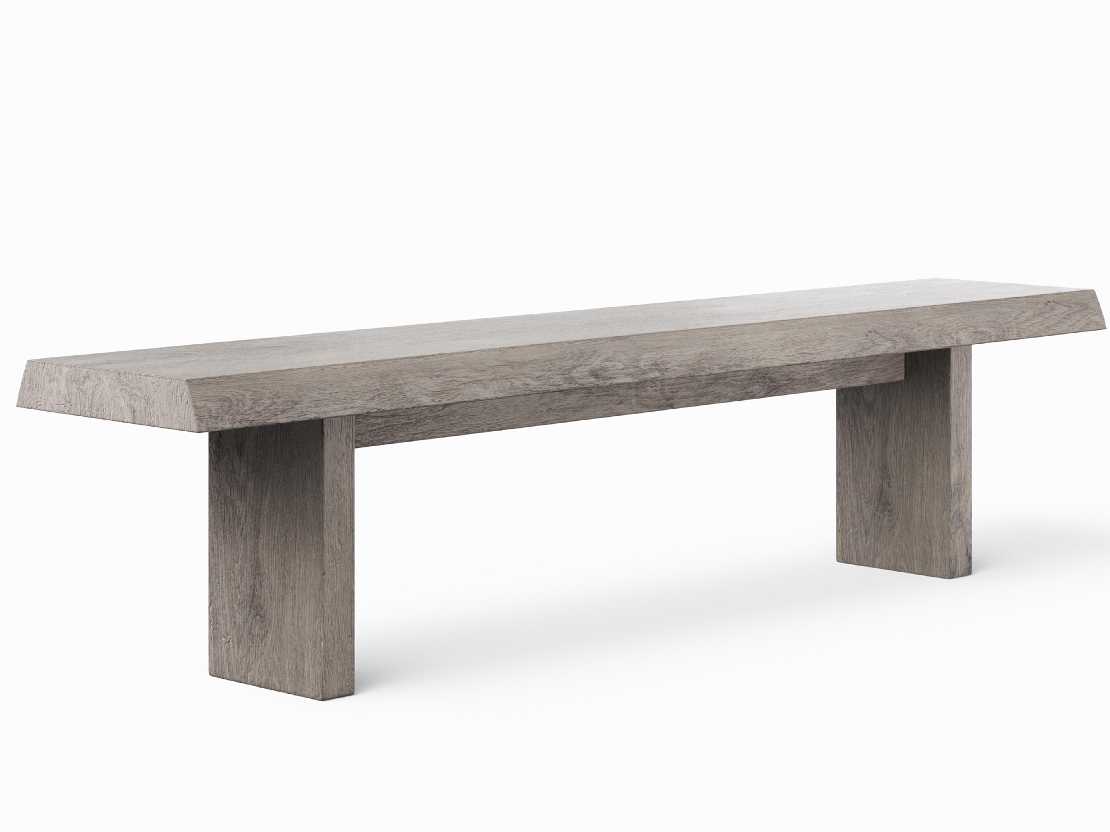 Urbia Brooks Sandblasted Grey Accent Bench
