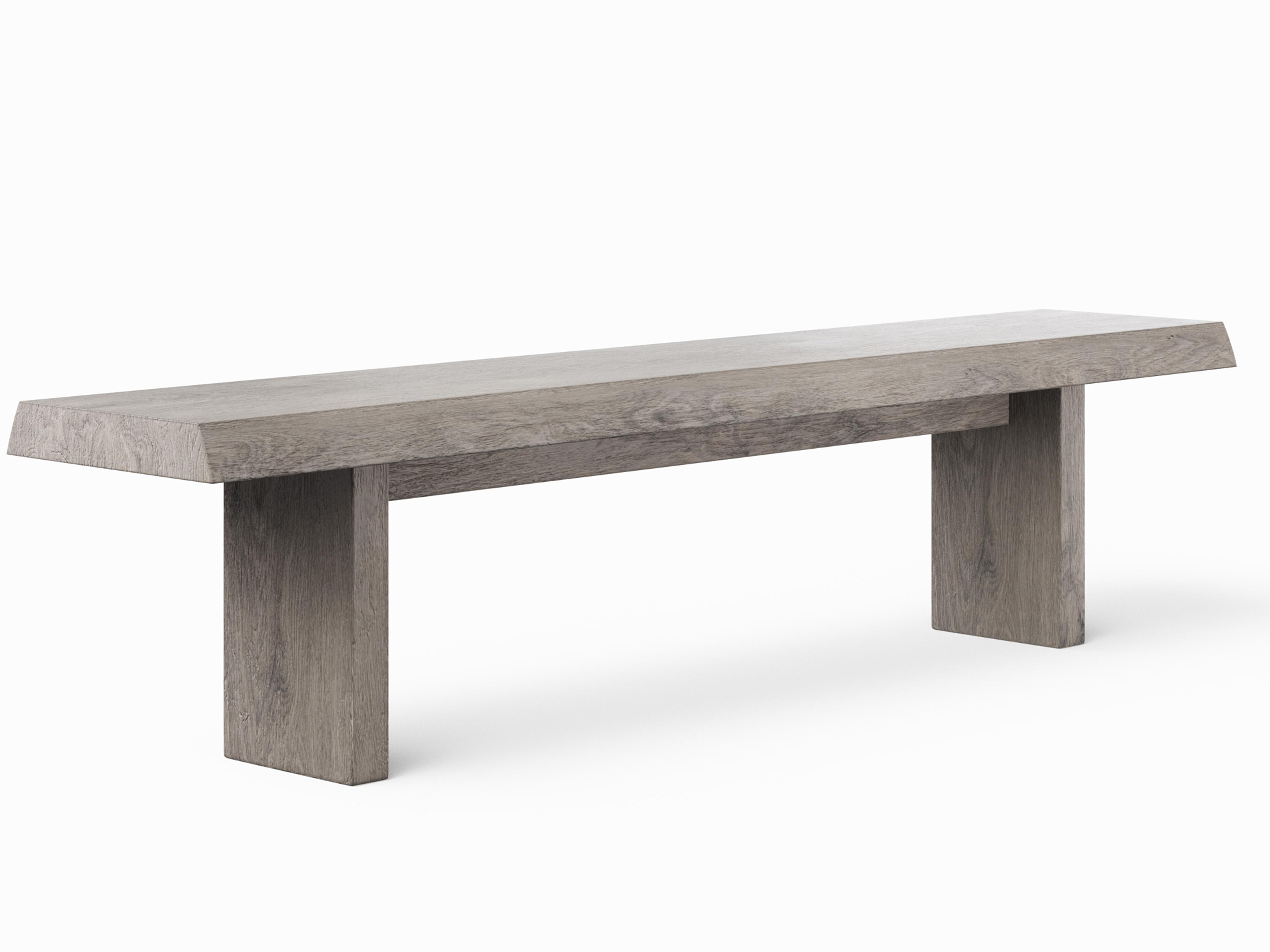 Urbia Brooks Sandblasted Grey Accent Bench