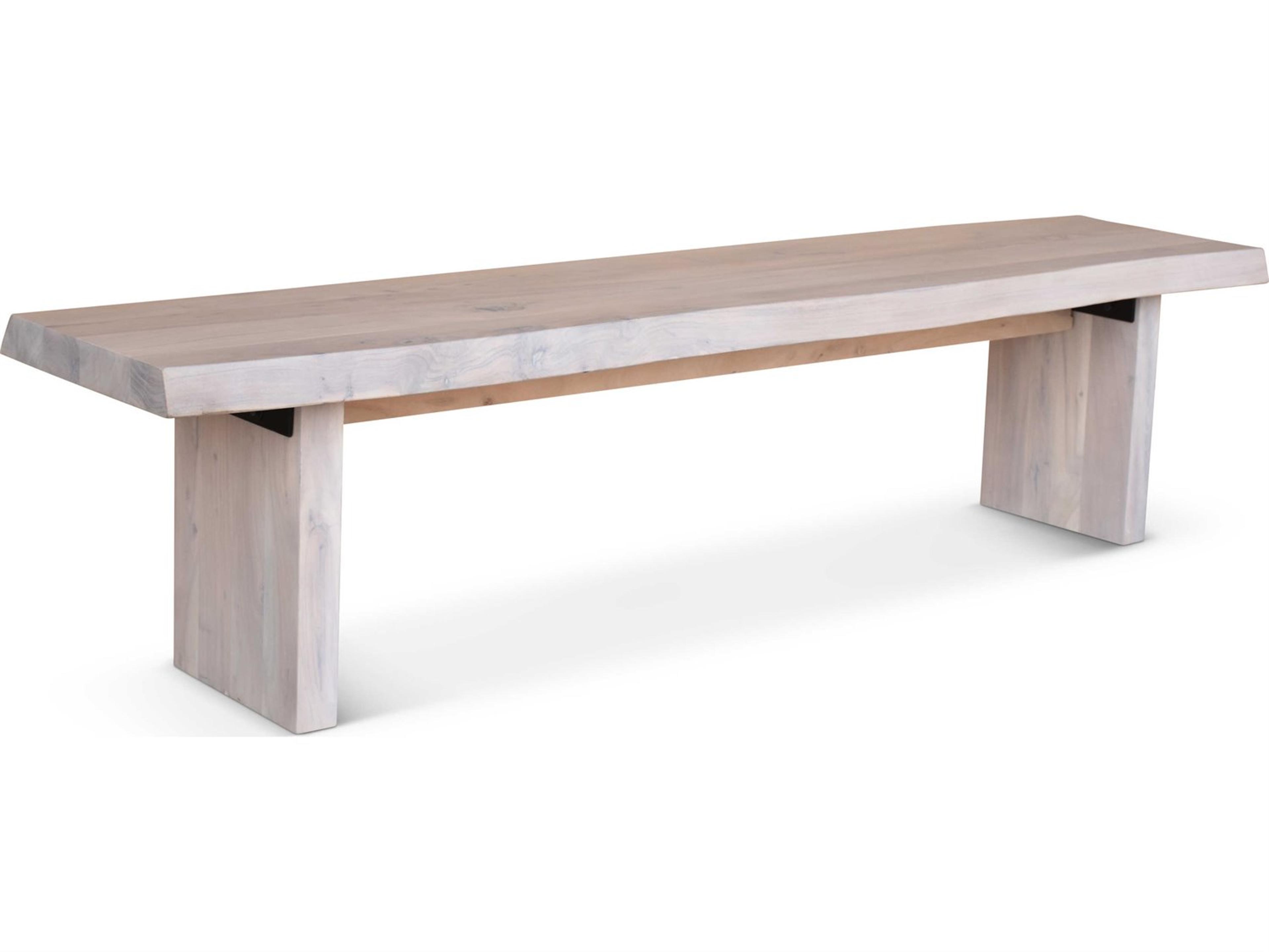 Urbia Brooks White Wash Accent Bench