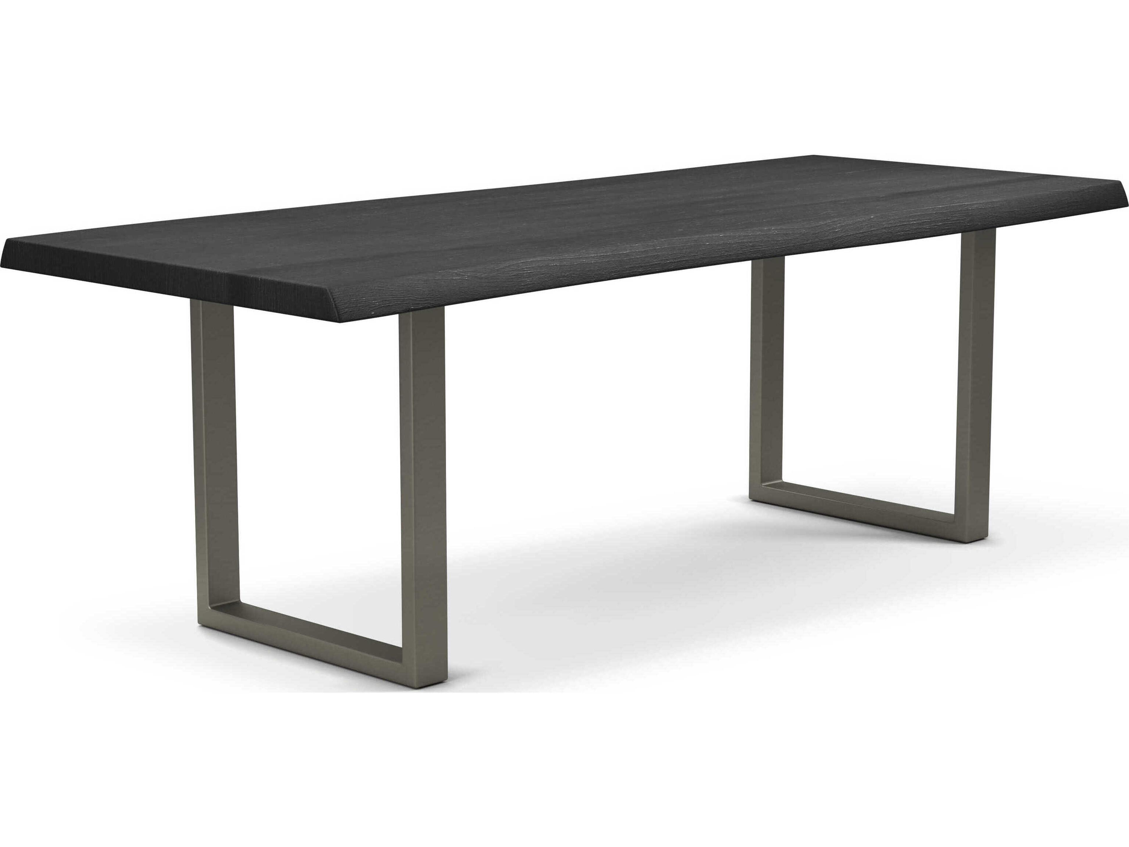 Urbia Brooks Rectangular Wood Ebonized Pewter Dining Table