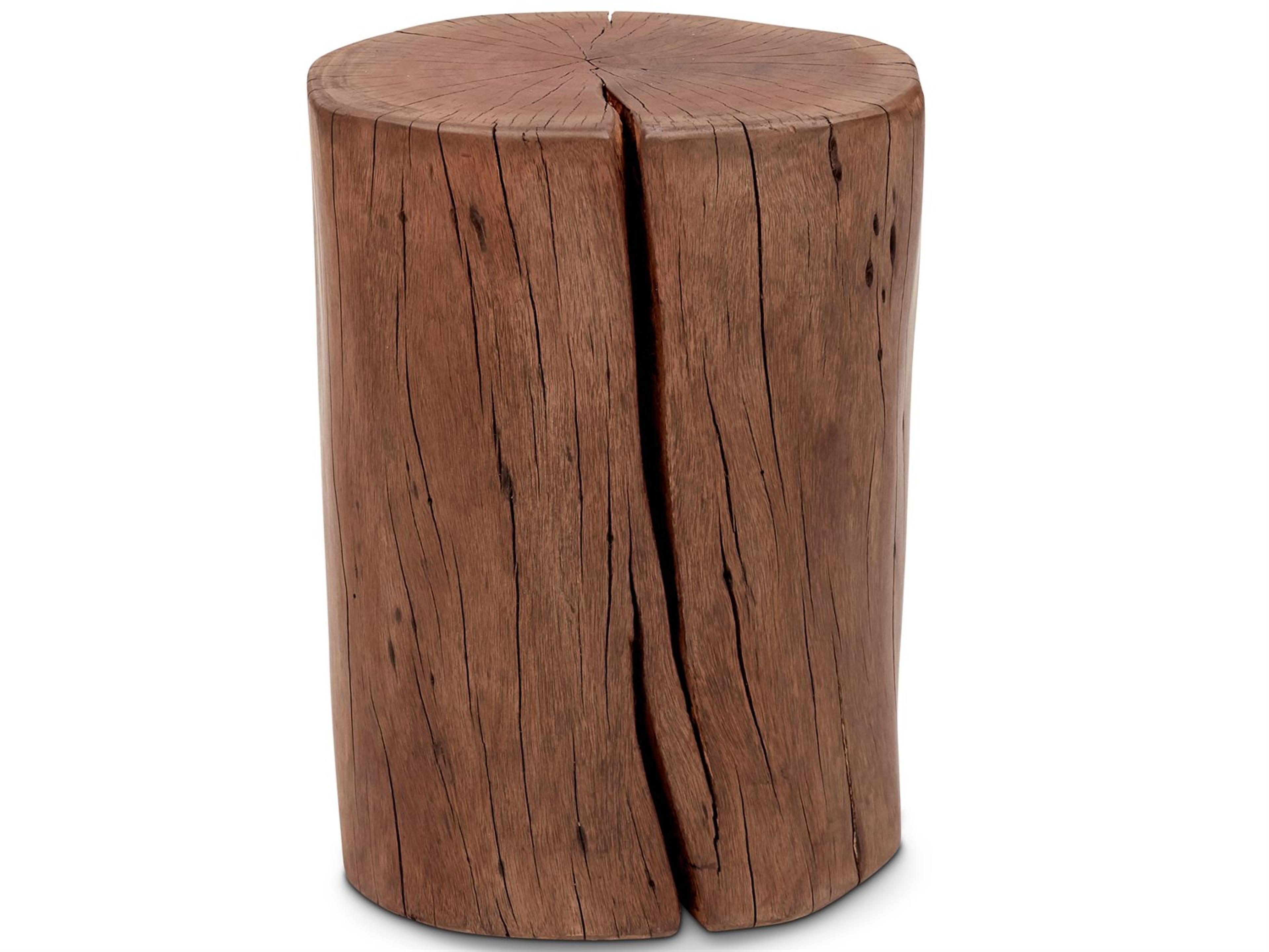 Urbia Brooks Round Wood Vinegar End Table