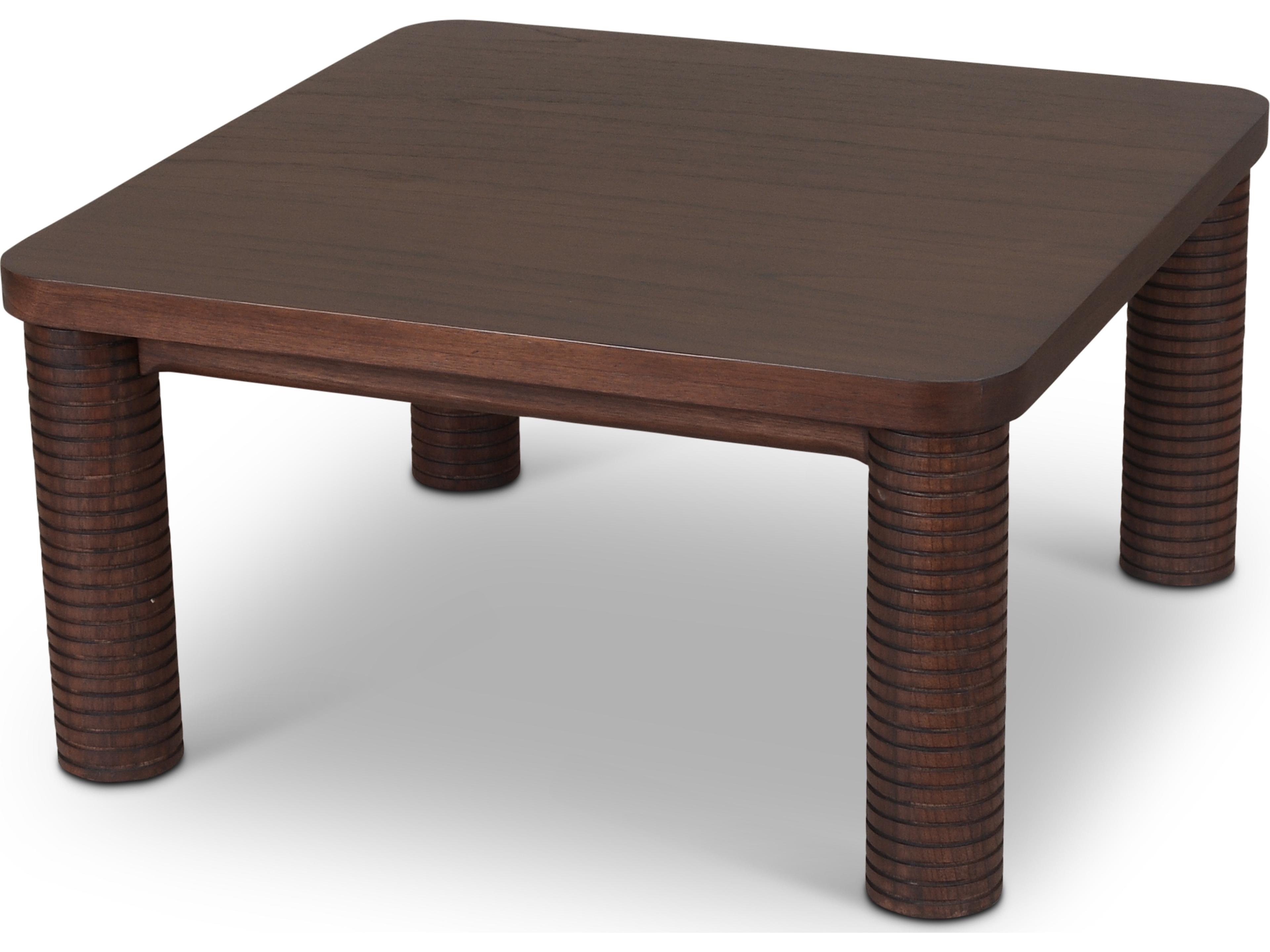 Urbia Luna Collection Square Wood Roasted Coffee Table