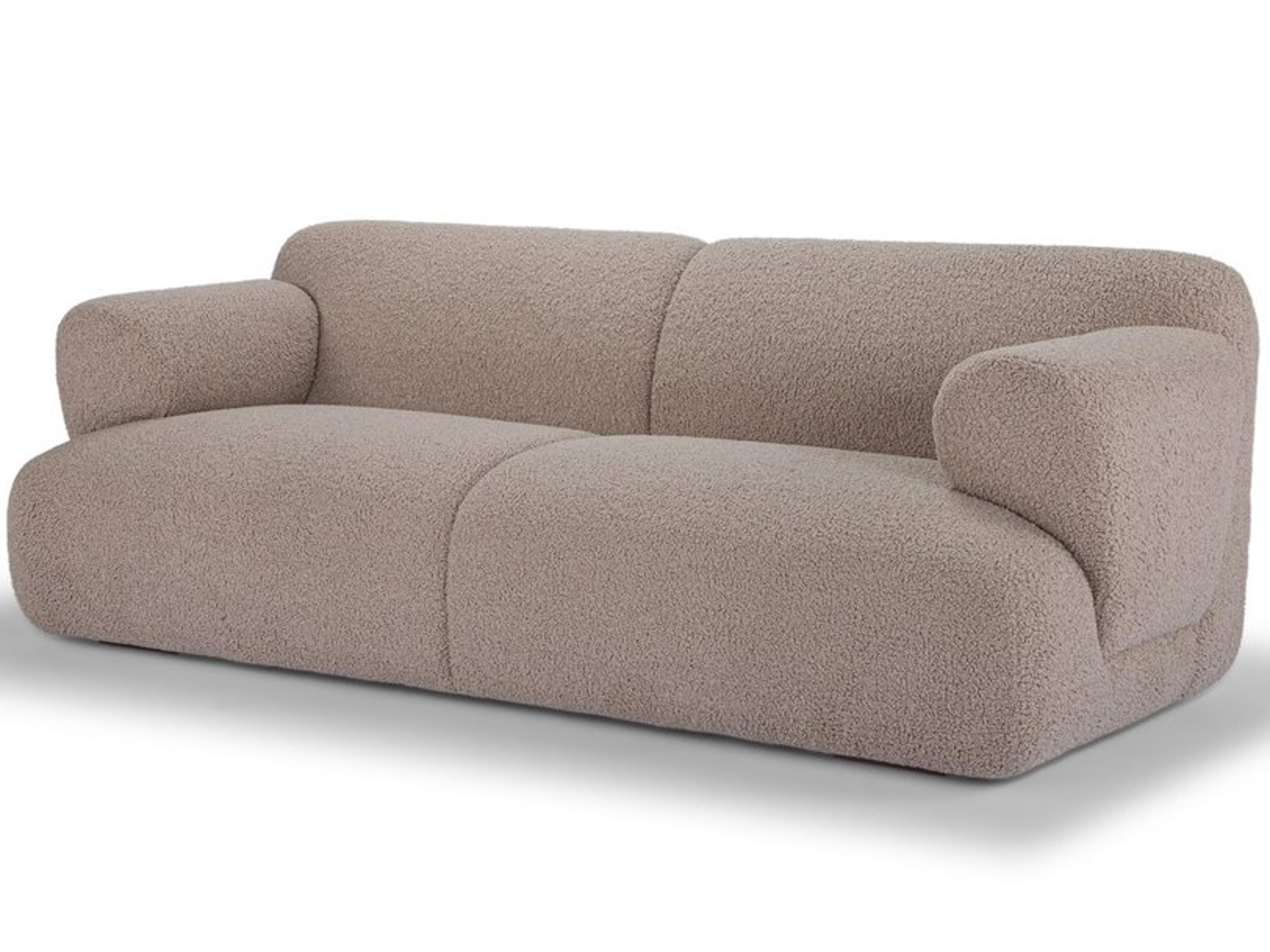 Urbia Metro Kuma Camel Brown Upholstered Sofa
