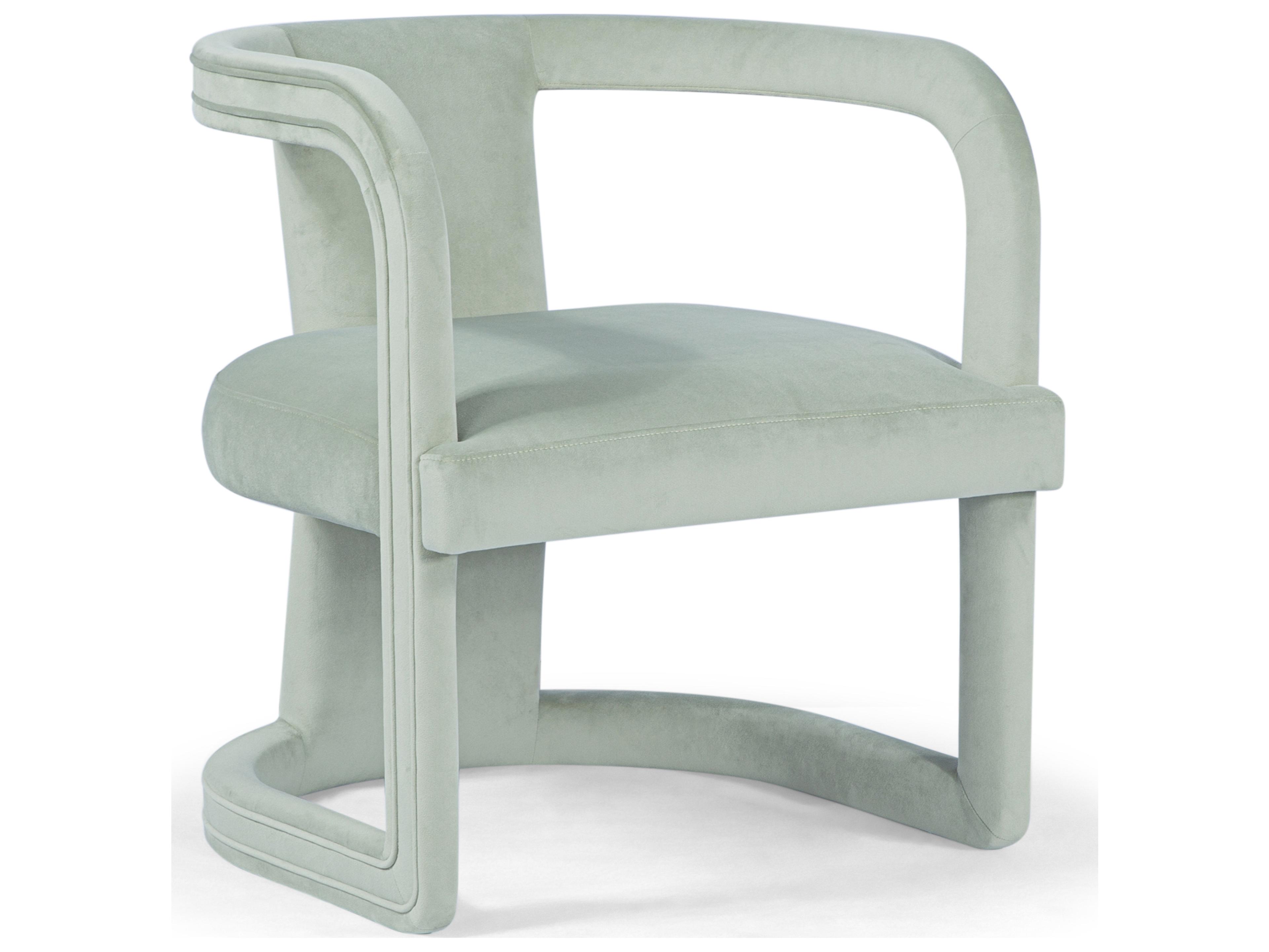 Urbia Metro Green Velvet Accent Chair