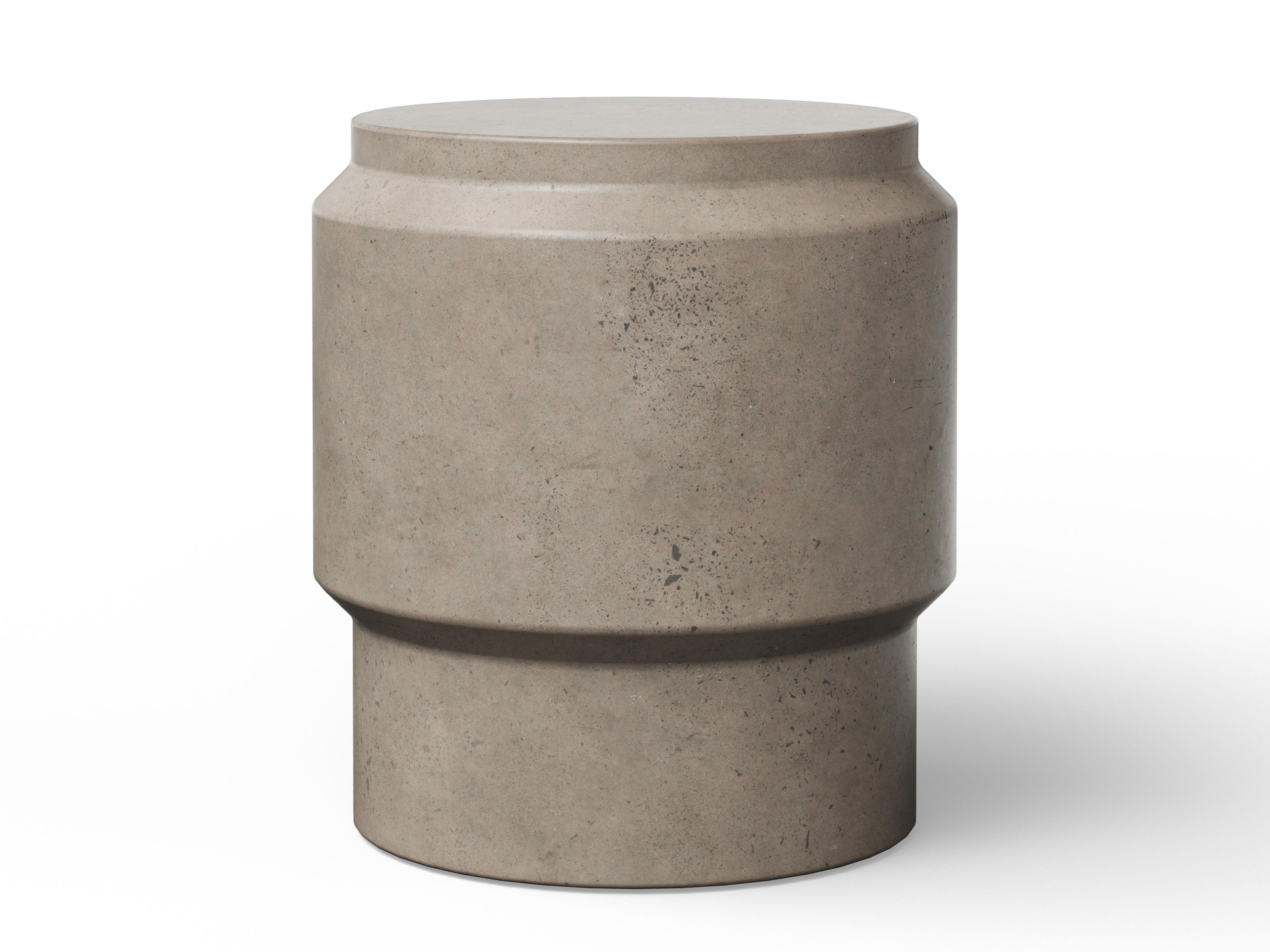 Urbia Mixx Concrete Dark Grey Accent Barrel Stool