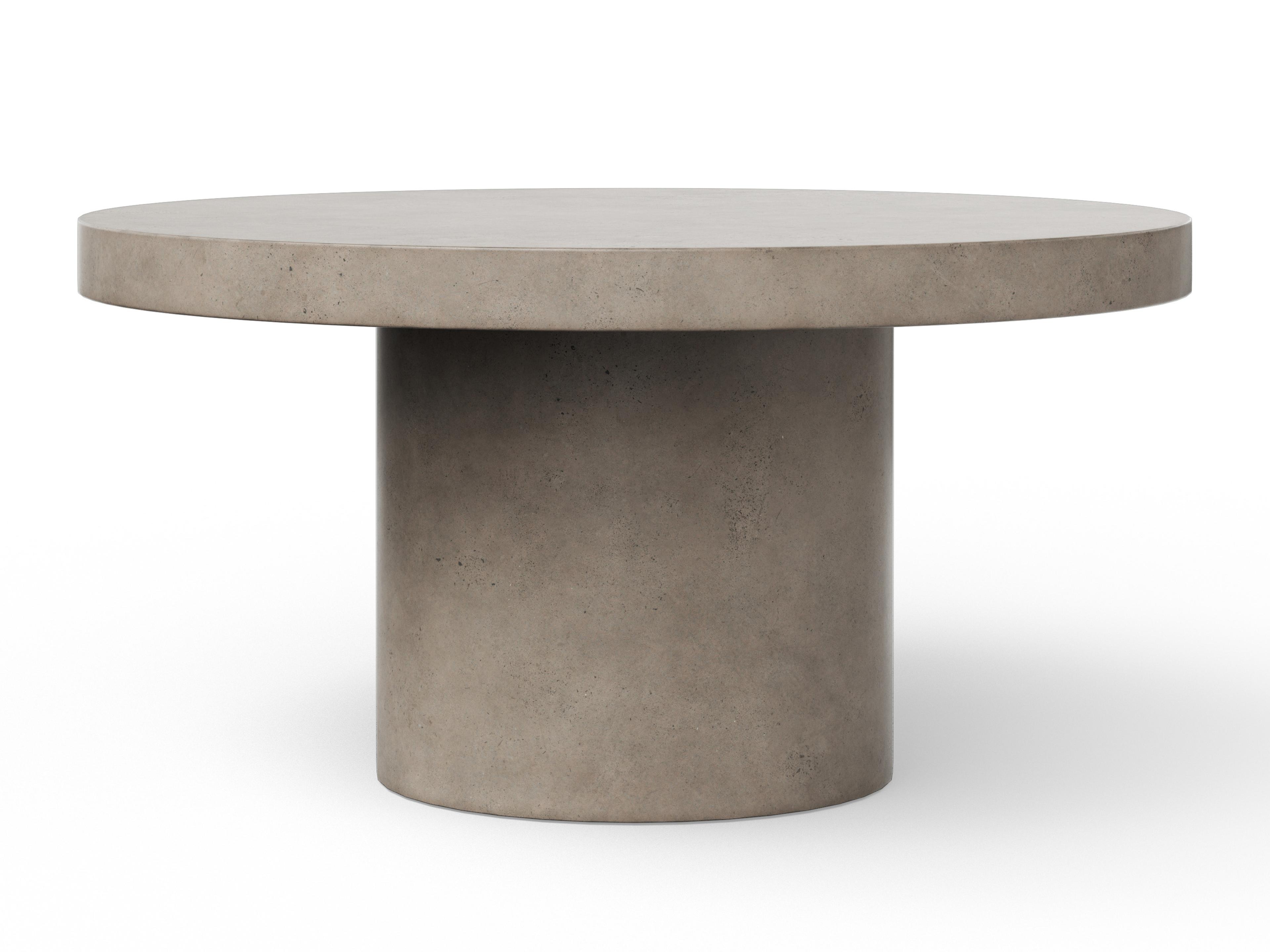 Urbia Mixx Circa Round Stone Dark Grey Dining Table