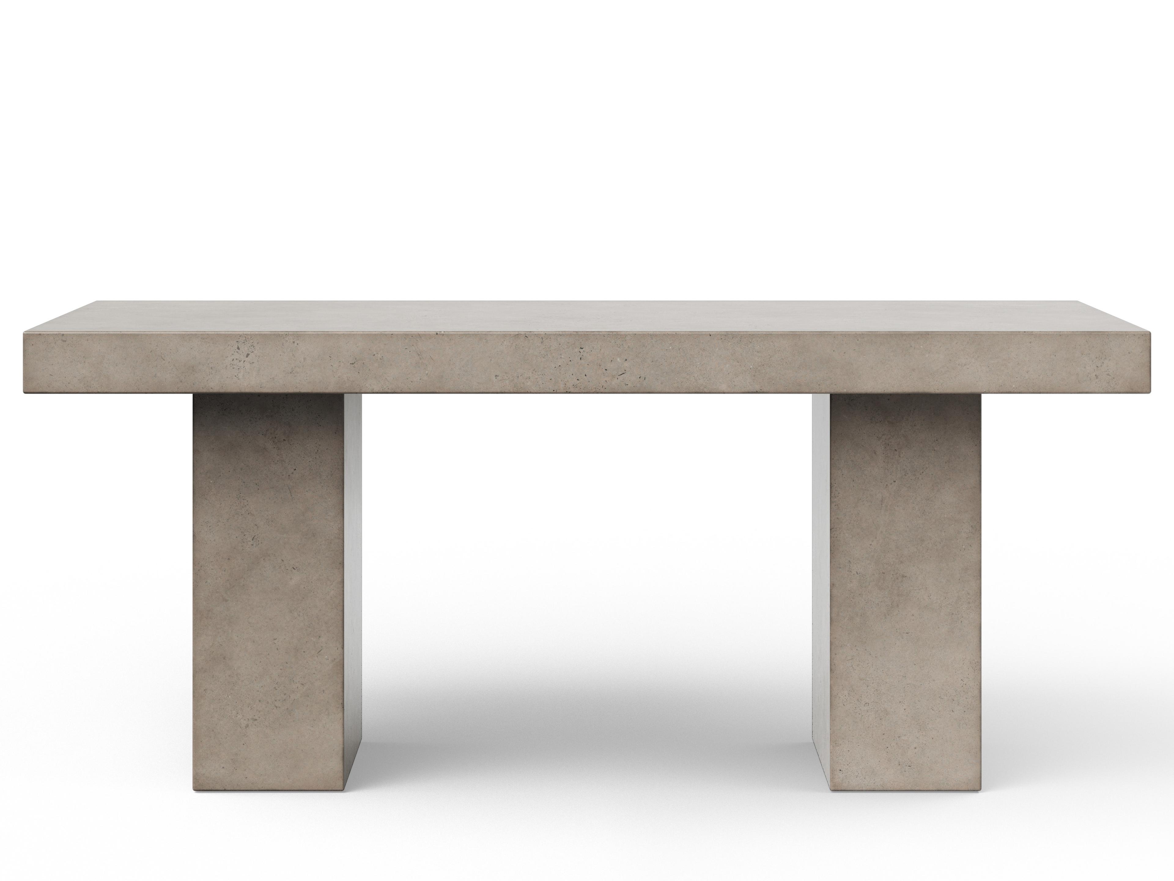 Urbia Mixx Elcor Rectangular Stone Dark Grey Dining Table