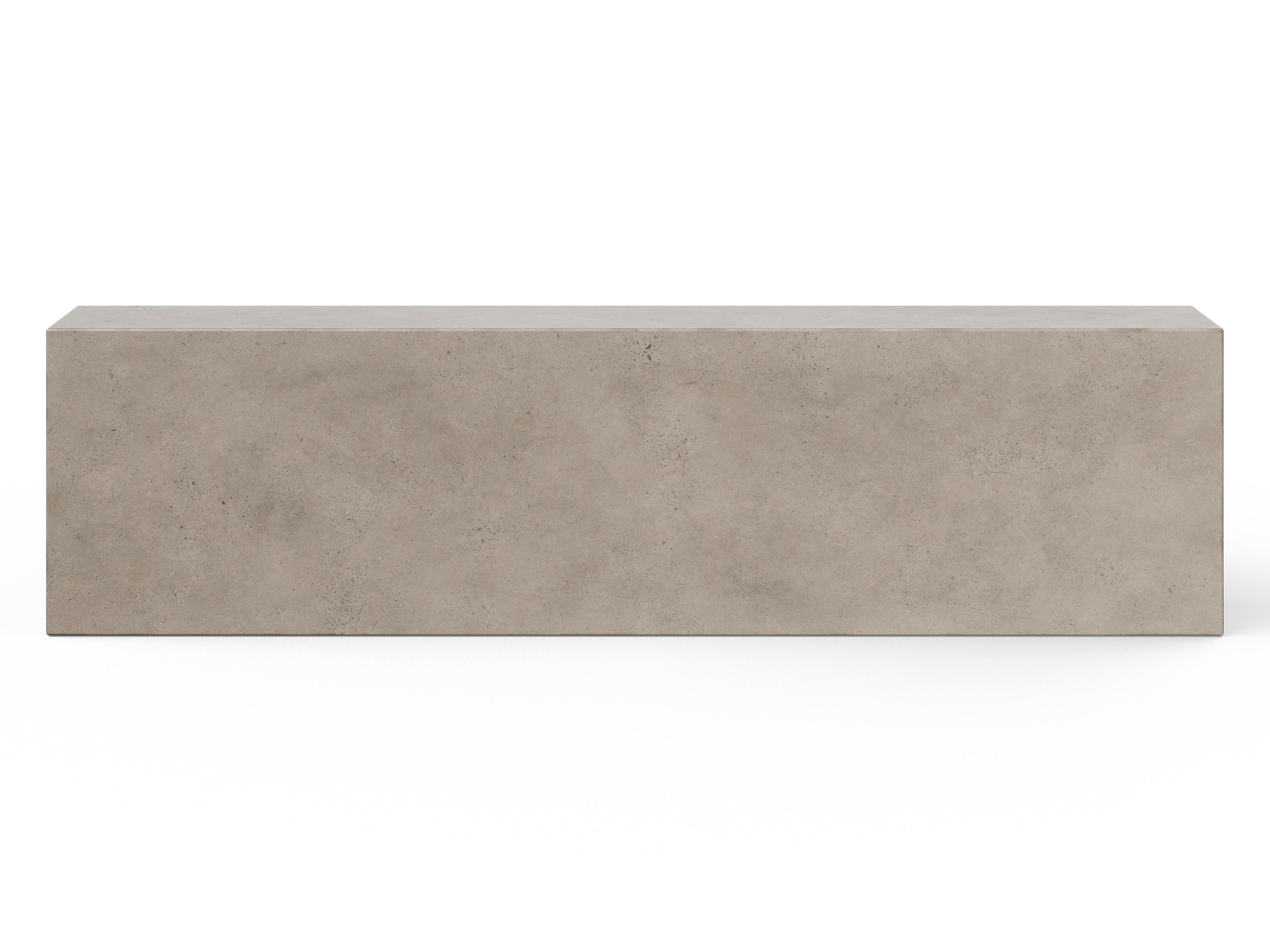 Urbia Una Concrete Dark Grey Accent Bench