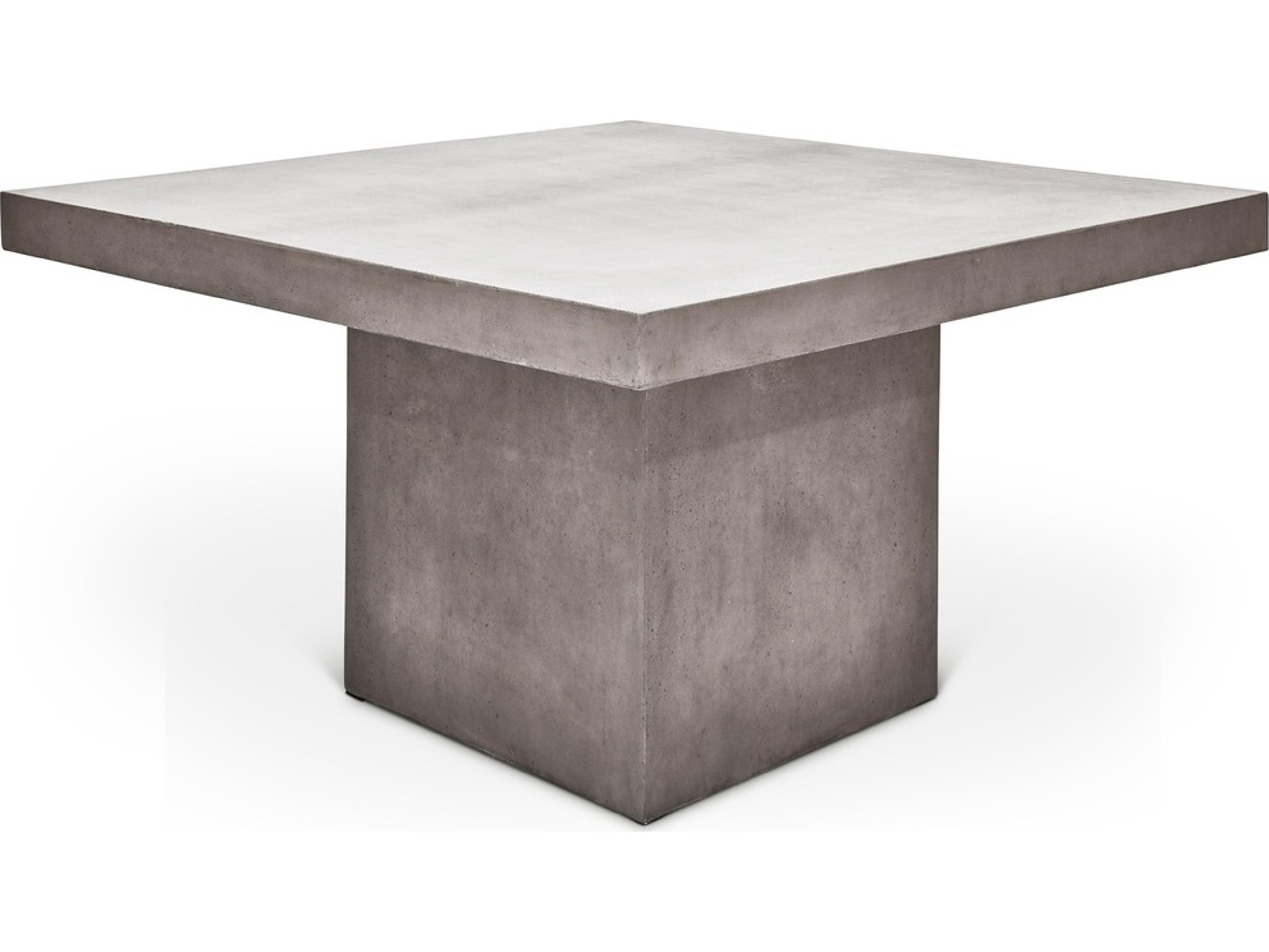 Urbia Mixx Concrete Una Square Counter Height Dining Table Dark Grey