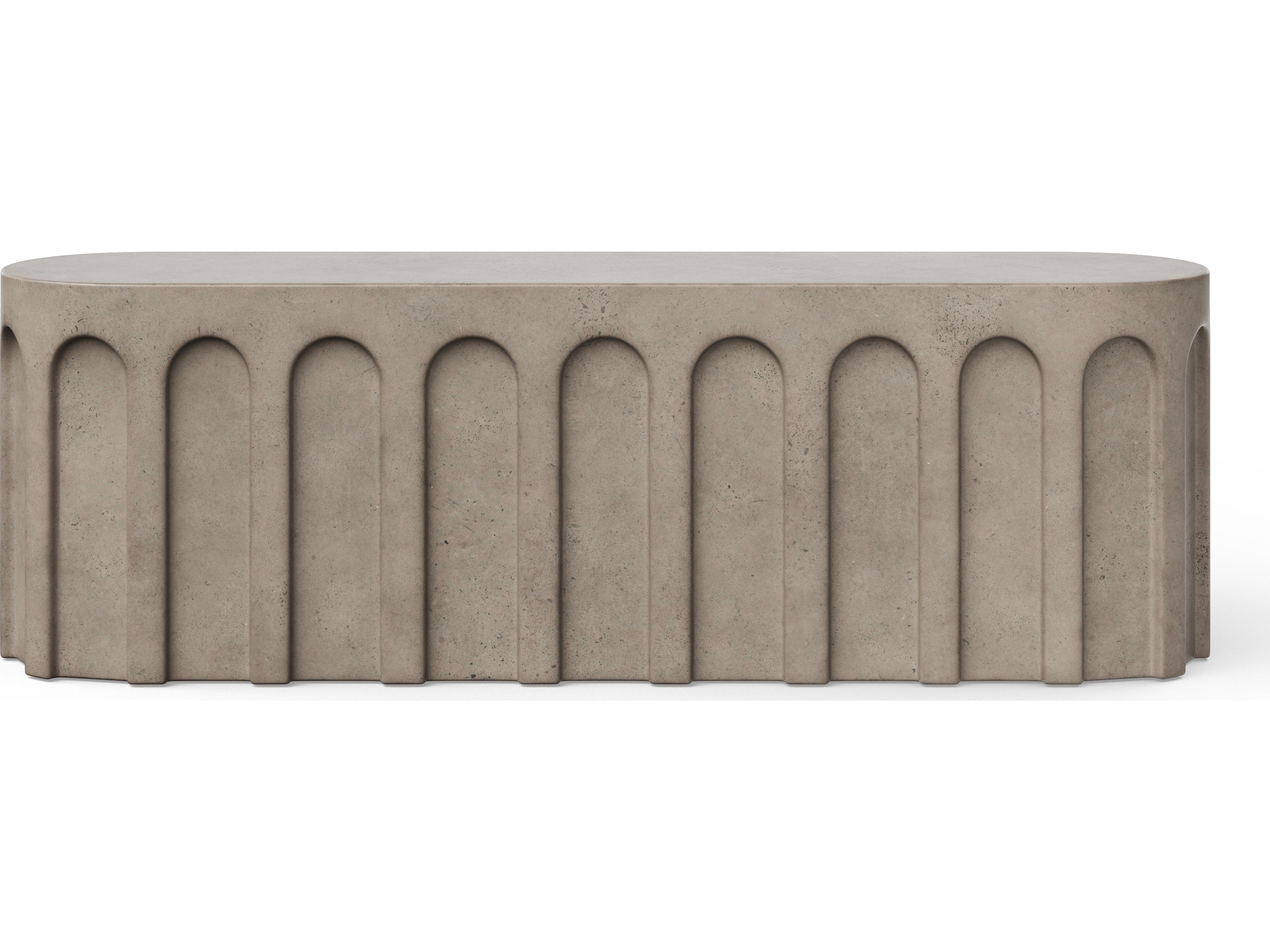 Urbia Outdoor Mixx Dark Grey Concrete Bench
