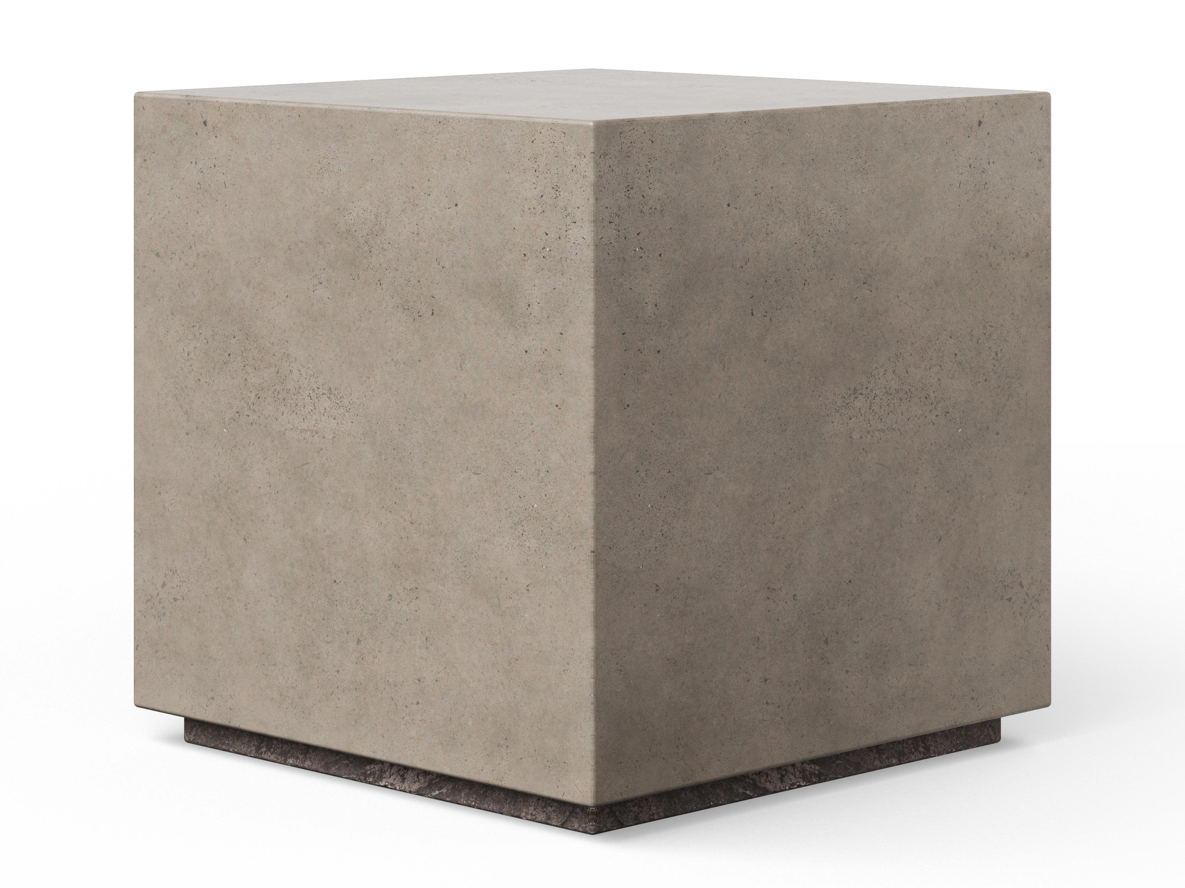 Urbia Outdoor Mixx Dark Grey Concrete Square End Table