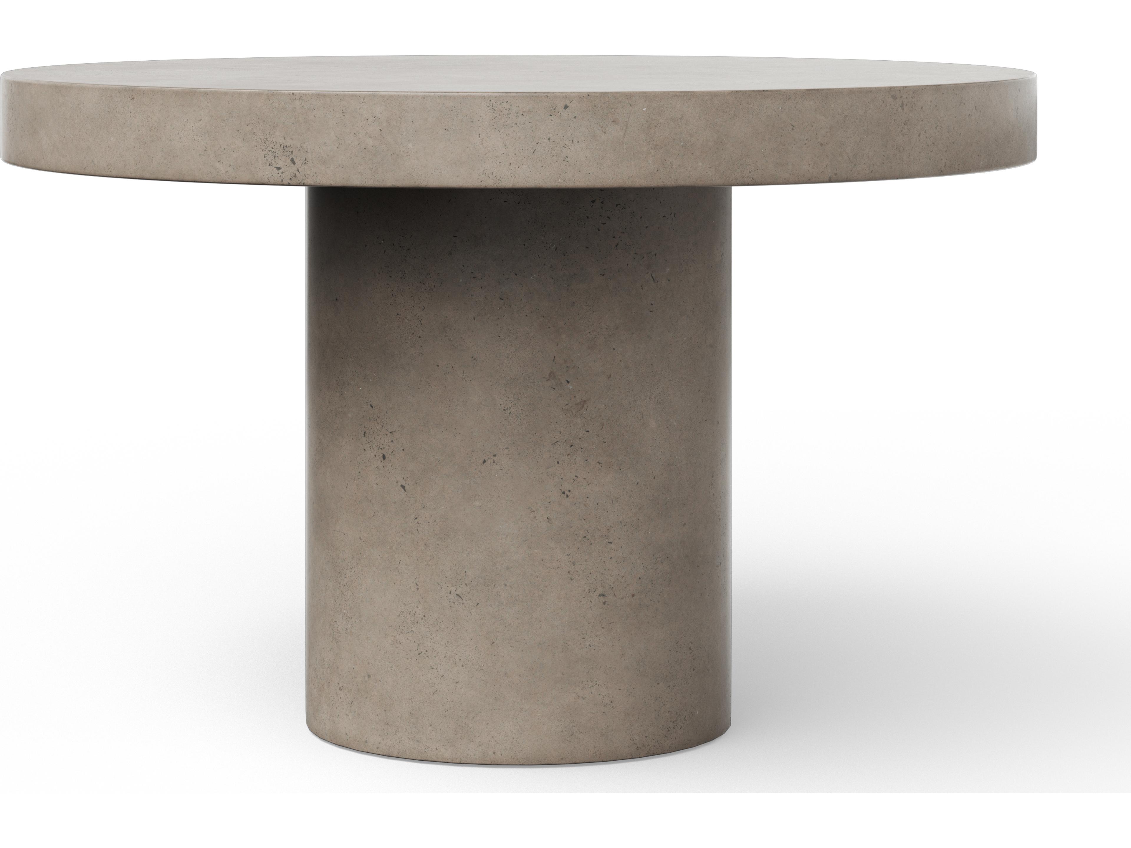 Urbia Outdoor Mixx Dark Grey Concrete Round Dining Table