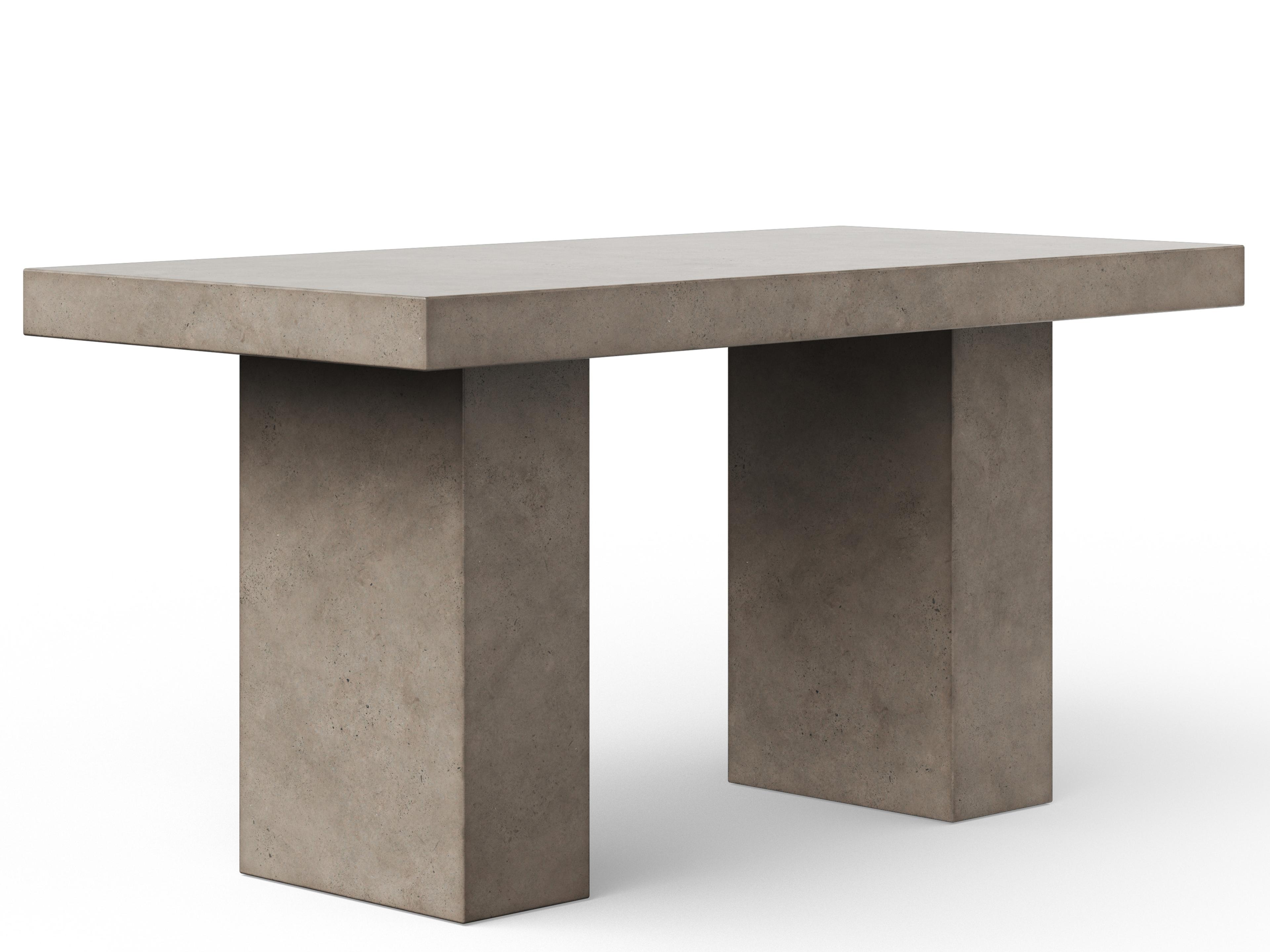 Urbia Outdoor Mixx Dark Grey Concrete Rectangular Counter Table