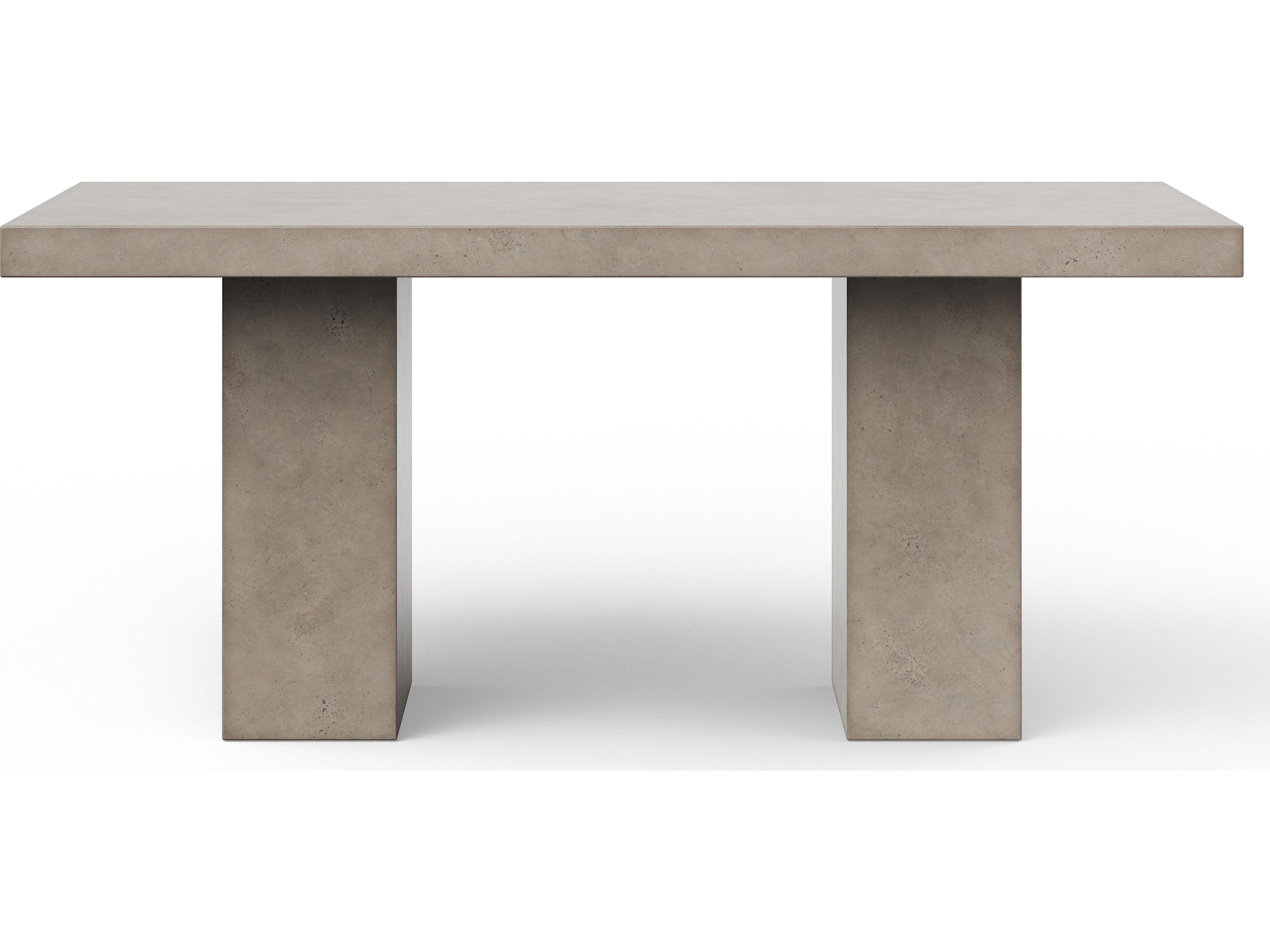 Urbia Outdoor Mixx Dark Grey Concrete Rectangular Bar Table