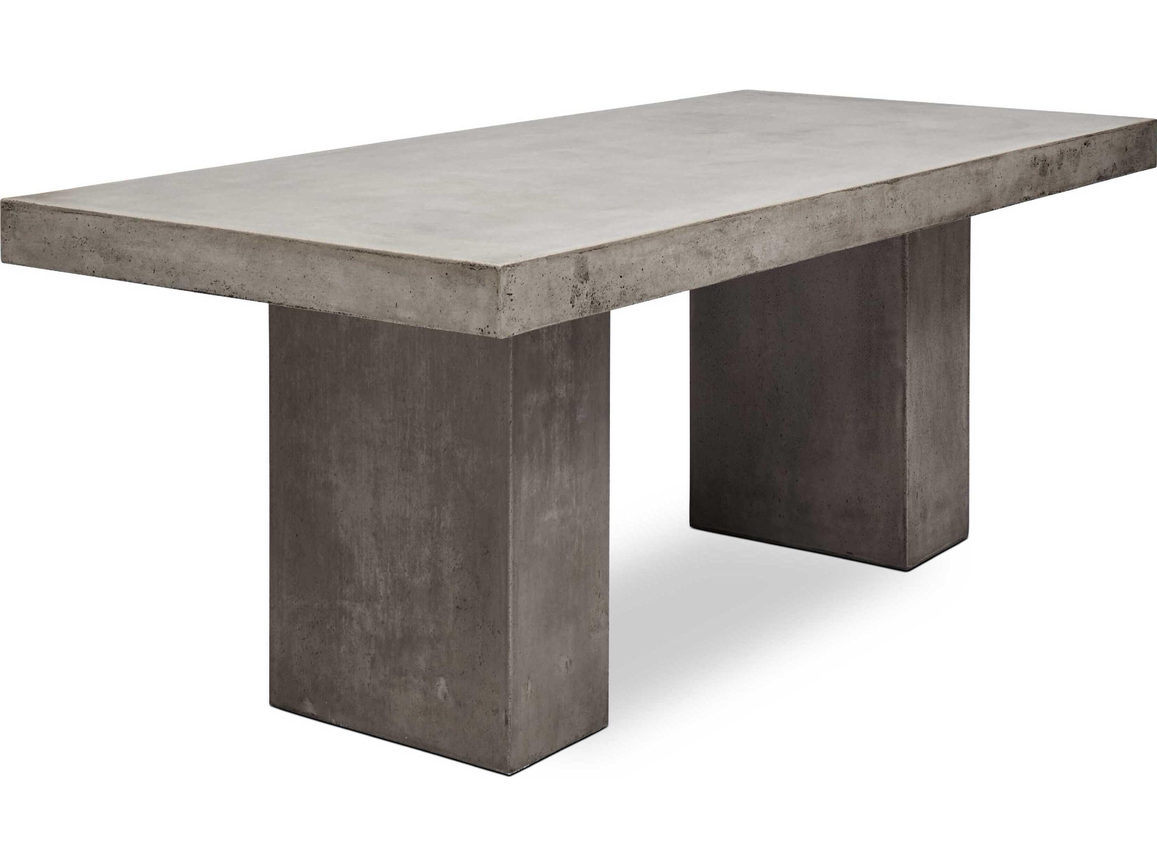 Urbia Outdoor Mixx Elcor Dark Grey Concrete Rectangular Counter Table