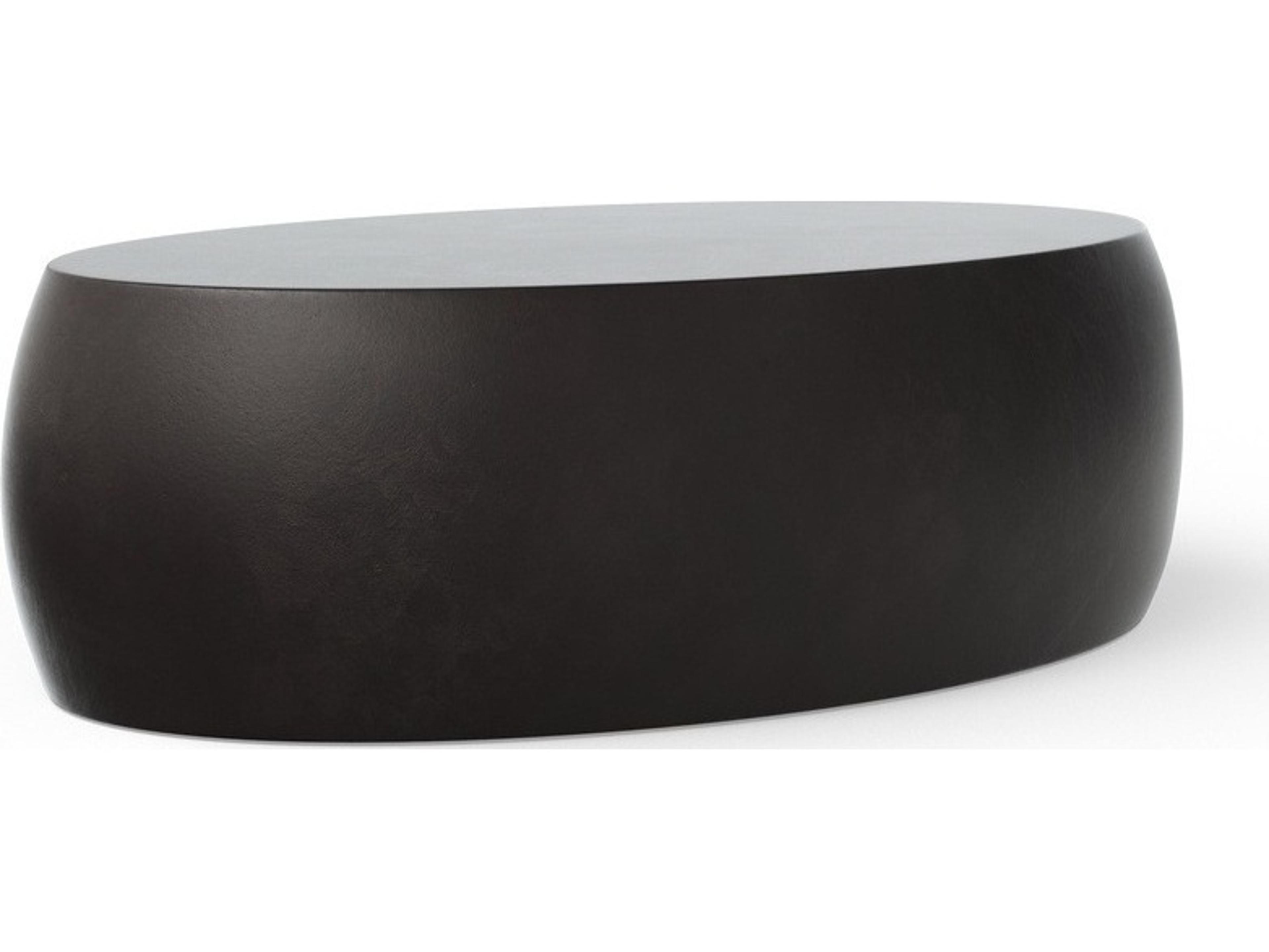 Urbia Outdoor Mixx Lava Concrete Oval Coffee Table
