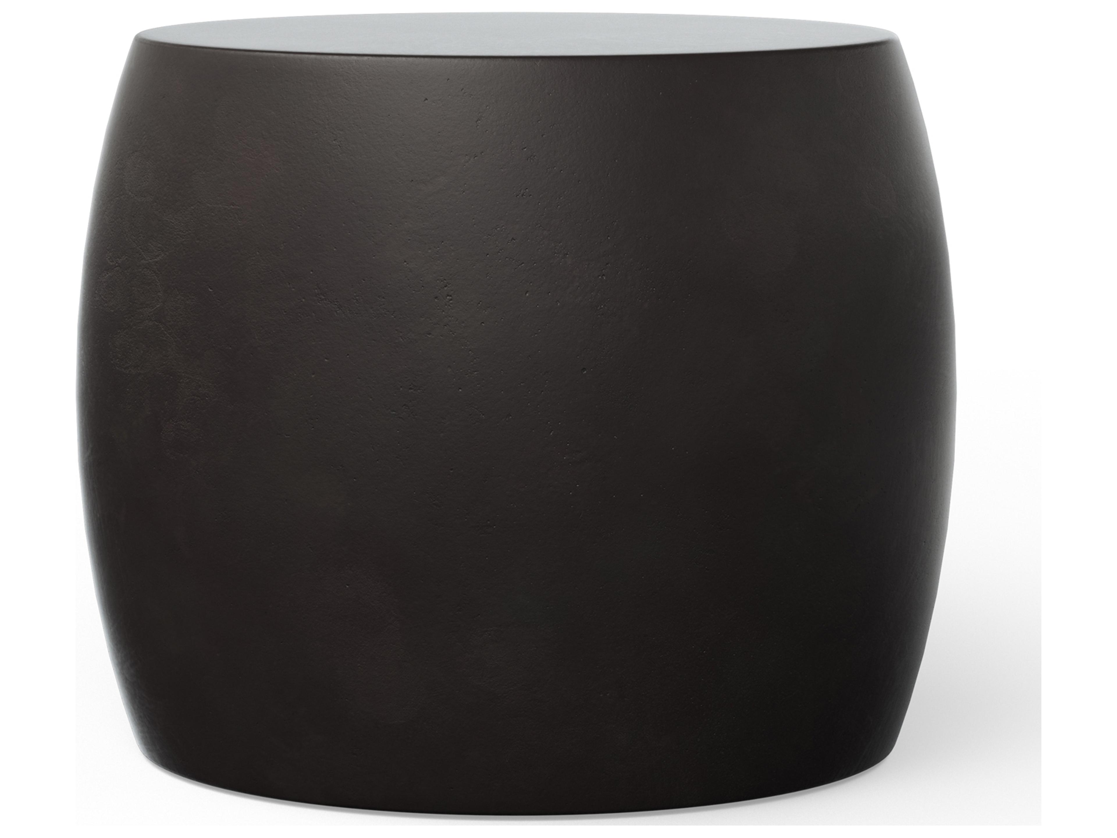 Urbia Outdoor Mixx Lava Concrete Round End Table