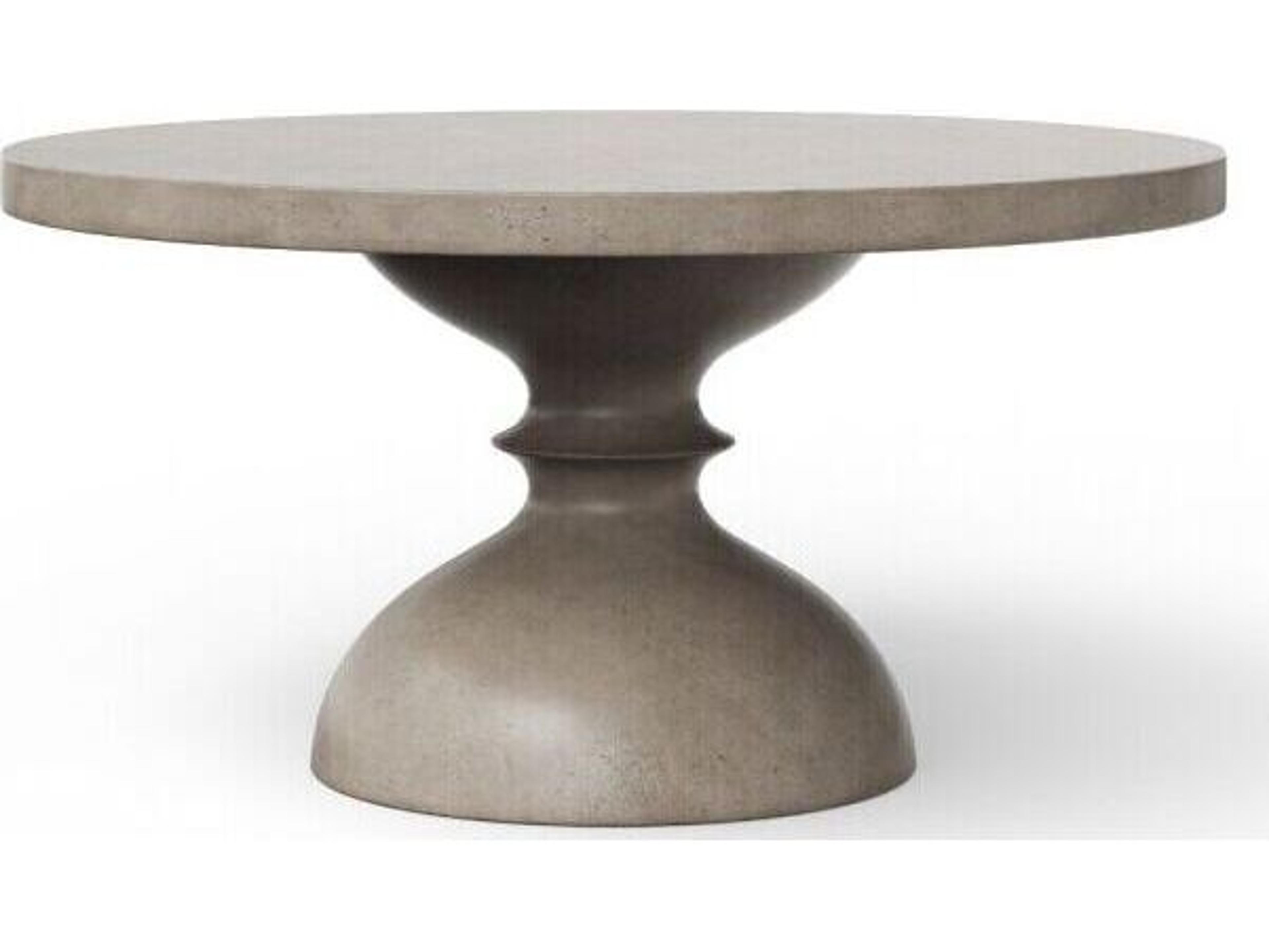Urbia Outdoor Mixx Dark Grey Concrete Round Dining Table