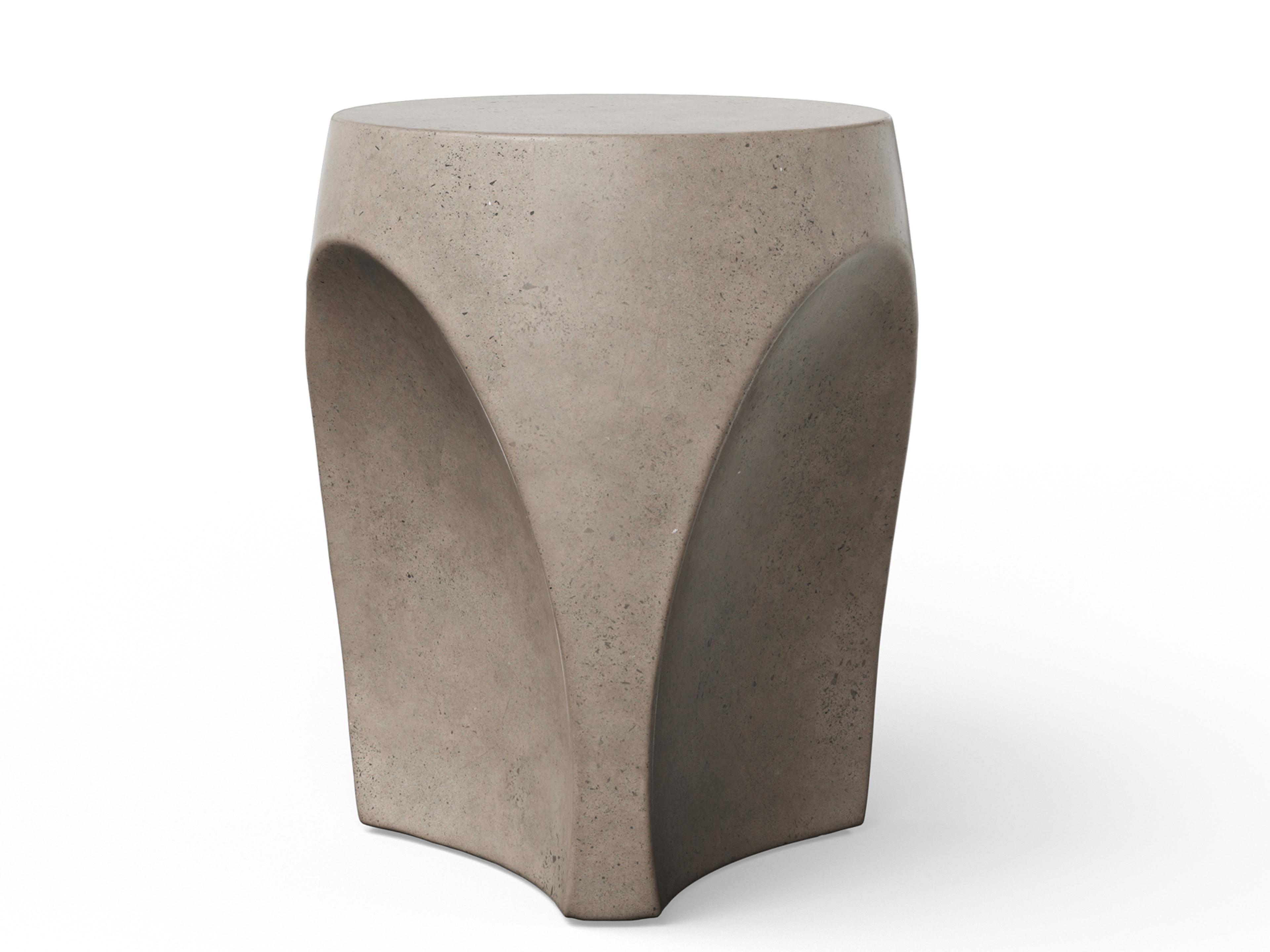 Urbia Outdoor Mixx Dark Grey Concrete Bar Stool