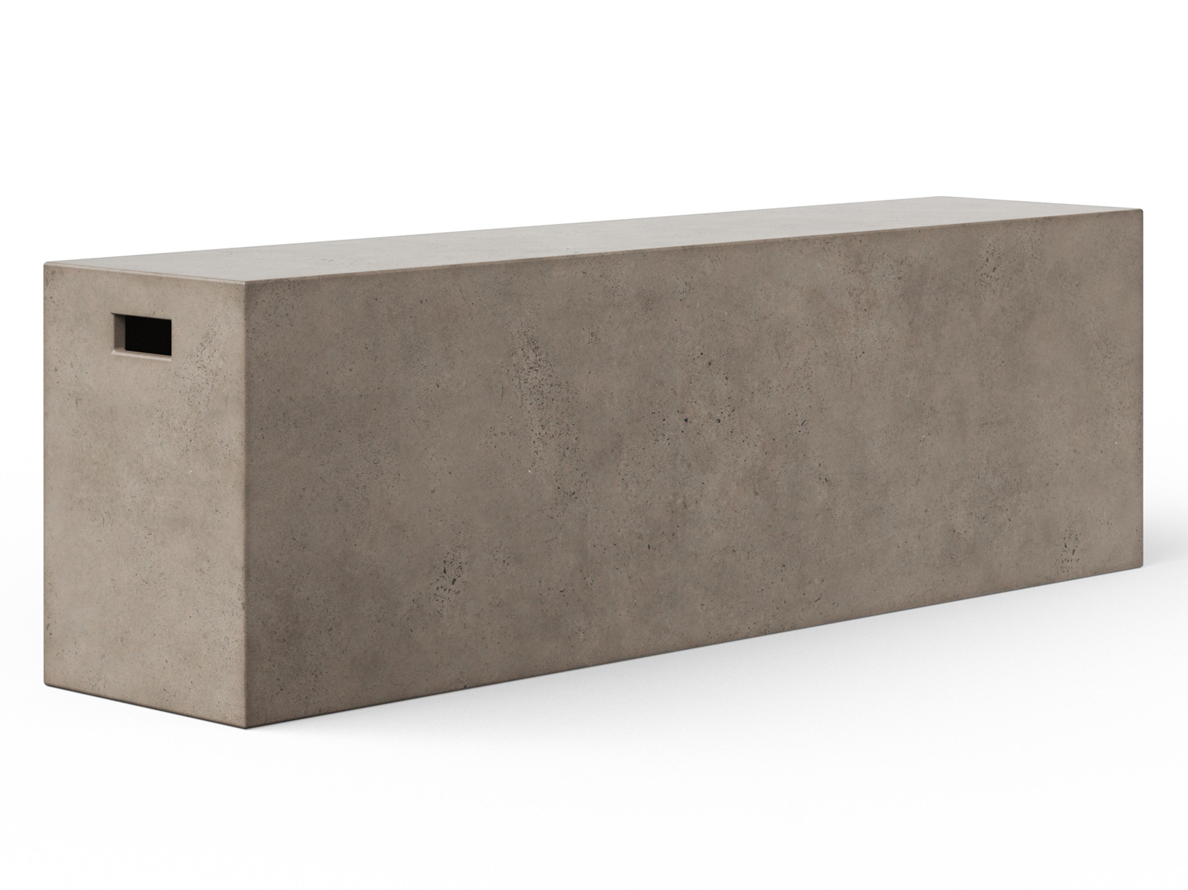 Urbia Outdoor Mixx Dark Grey Concrete Bench