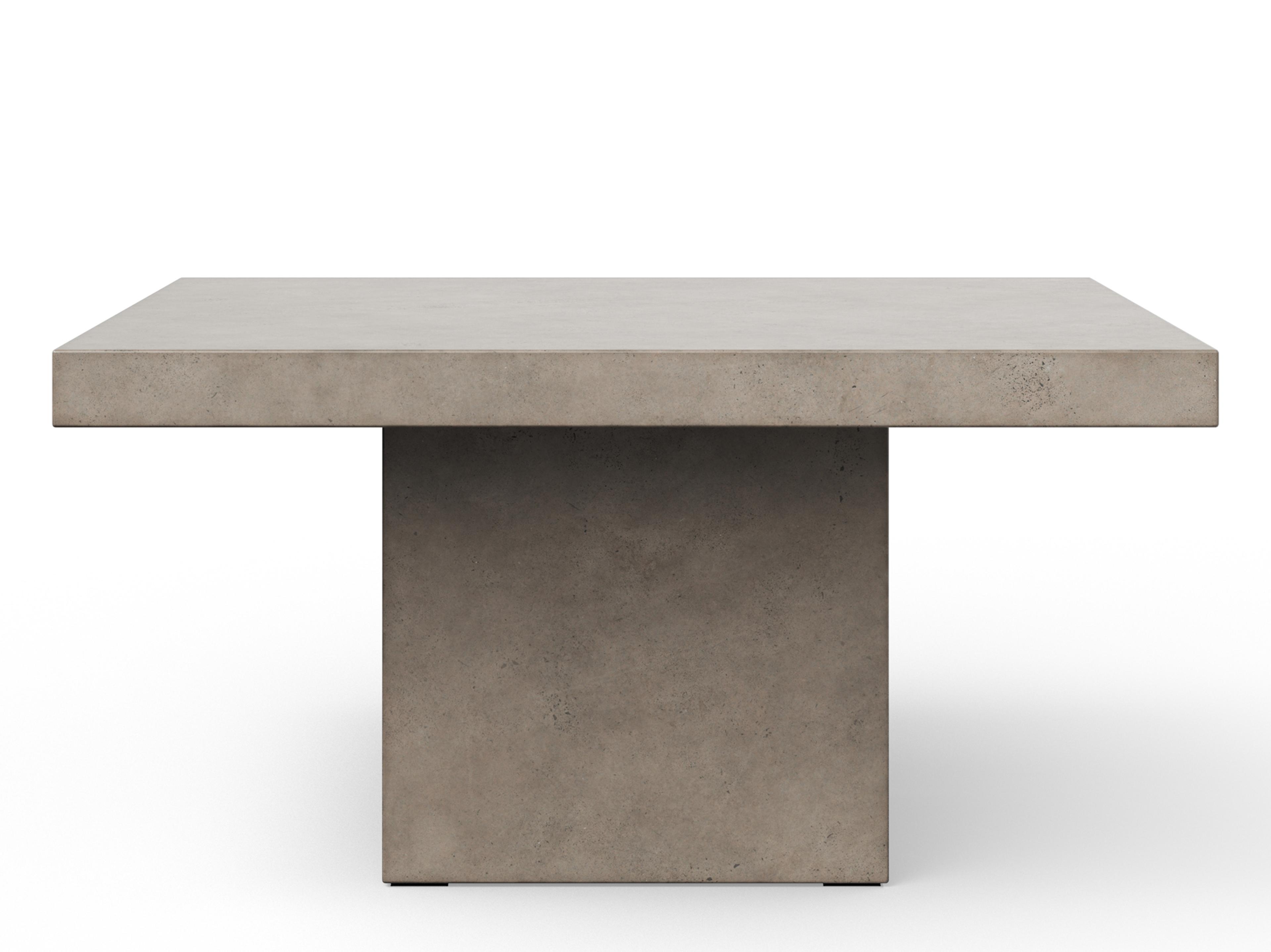 Urbia Outdoor Mixx Dark Grey Concrete Square Dining Table