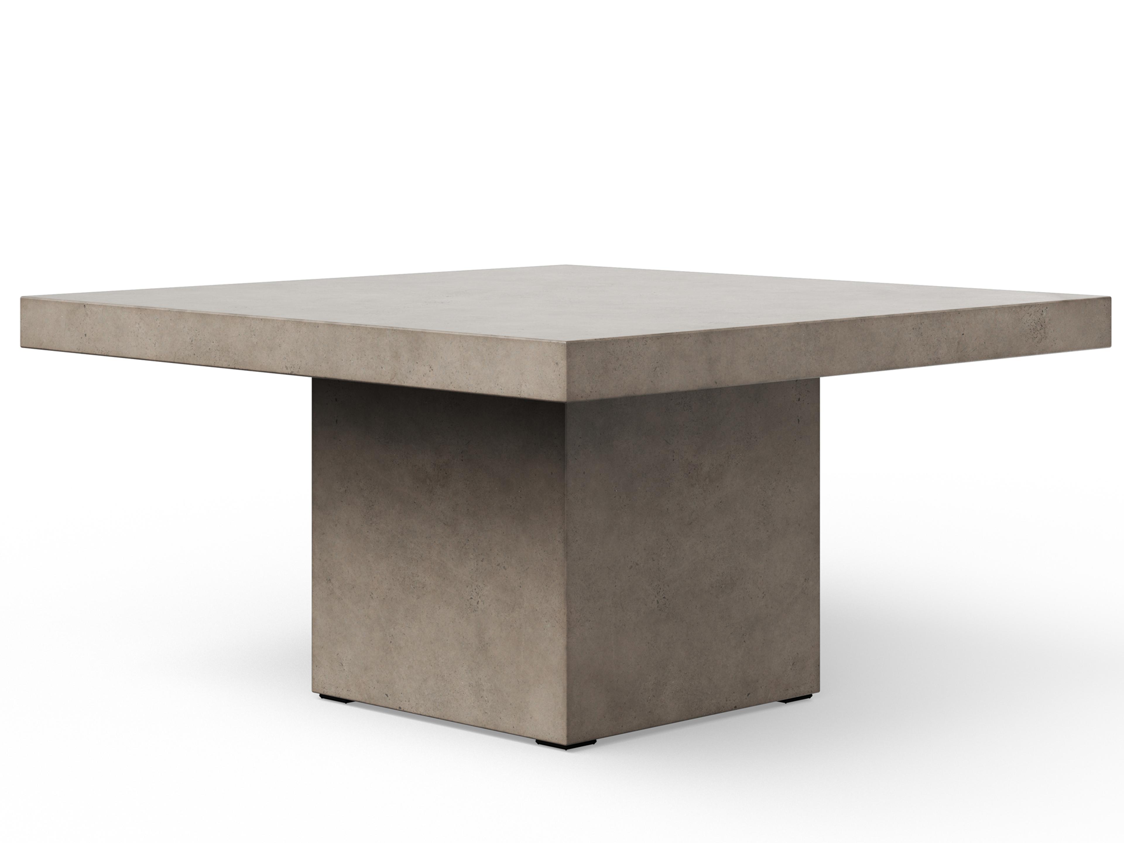 Urbia Outdoor Mixx Dark Grey Concrete Square Dining Table