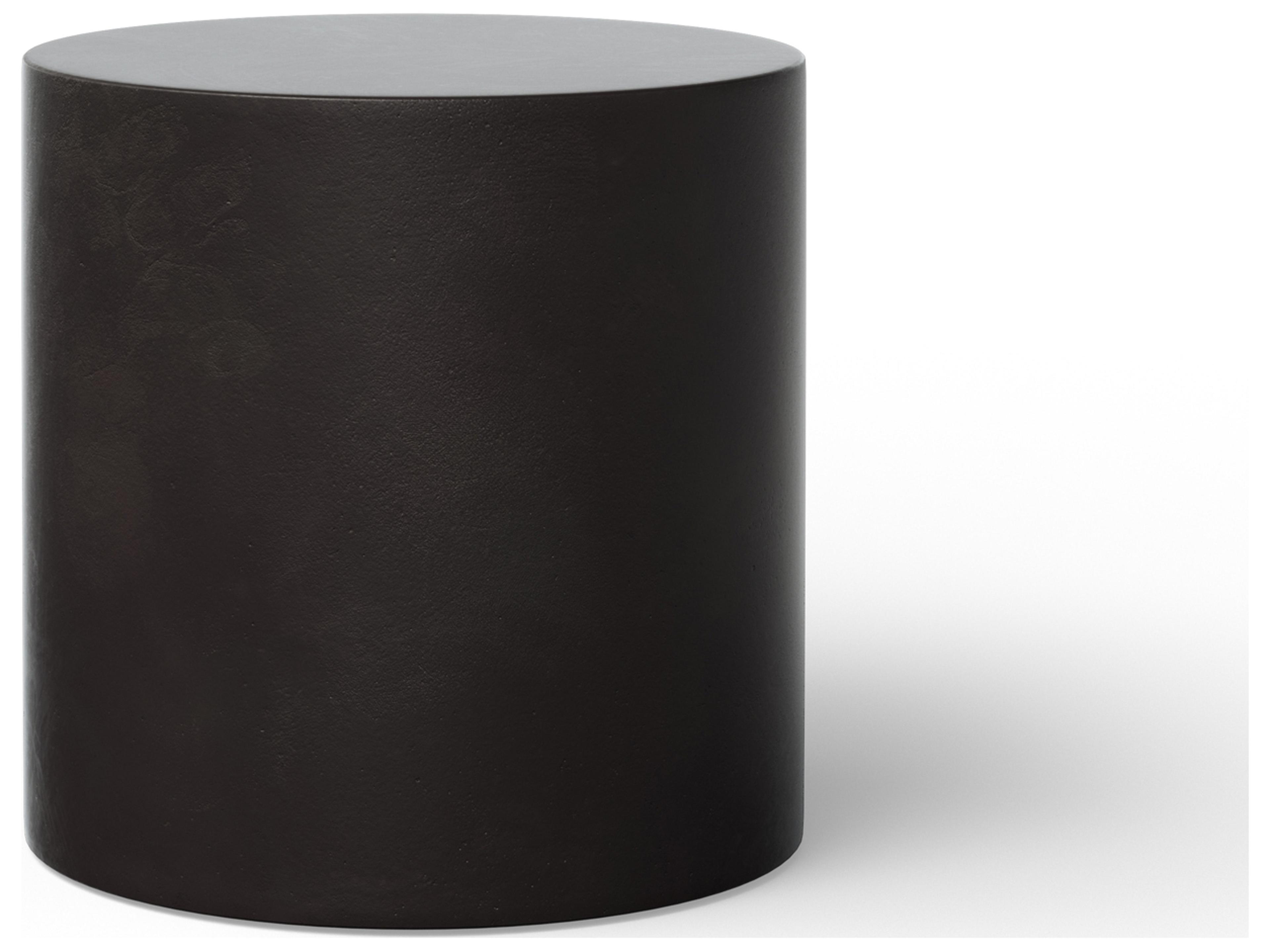 Urbia Outdoor Mixx Lava Concrete Round End Table