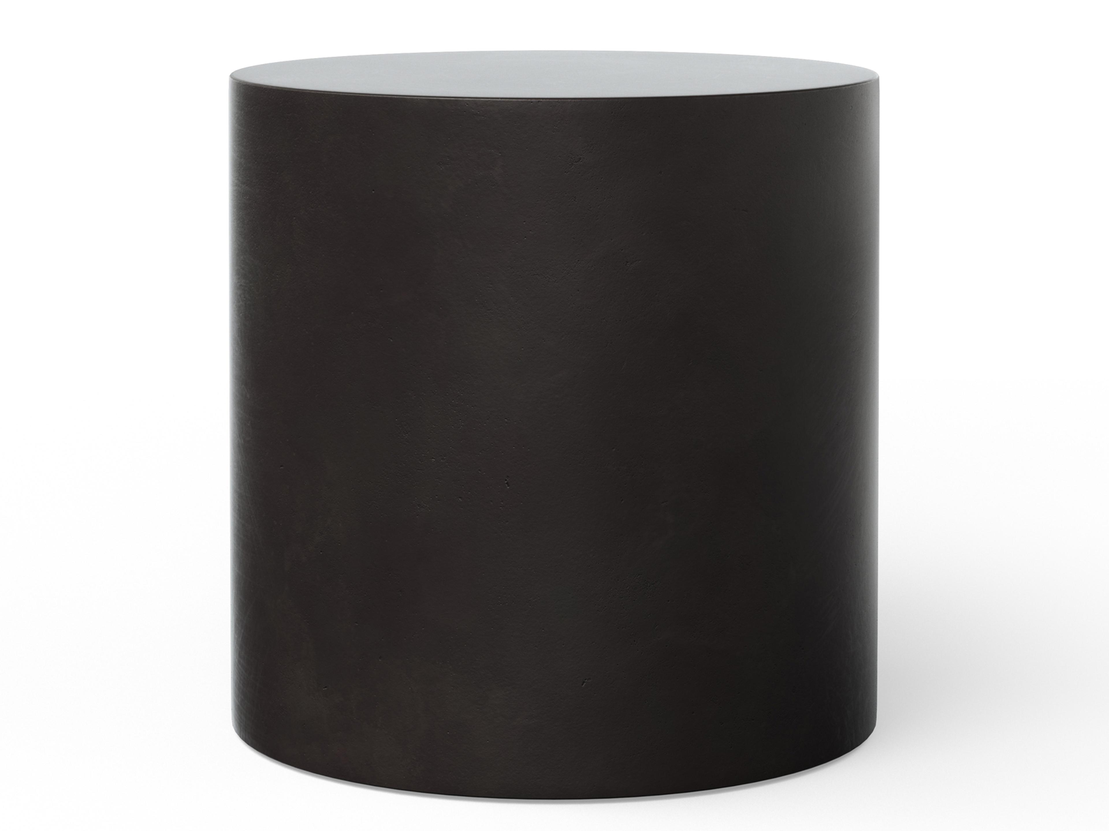Urbia Outdoor Mixx Lava Concrete Round End Table