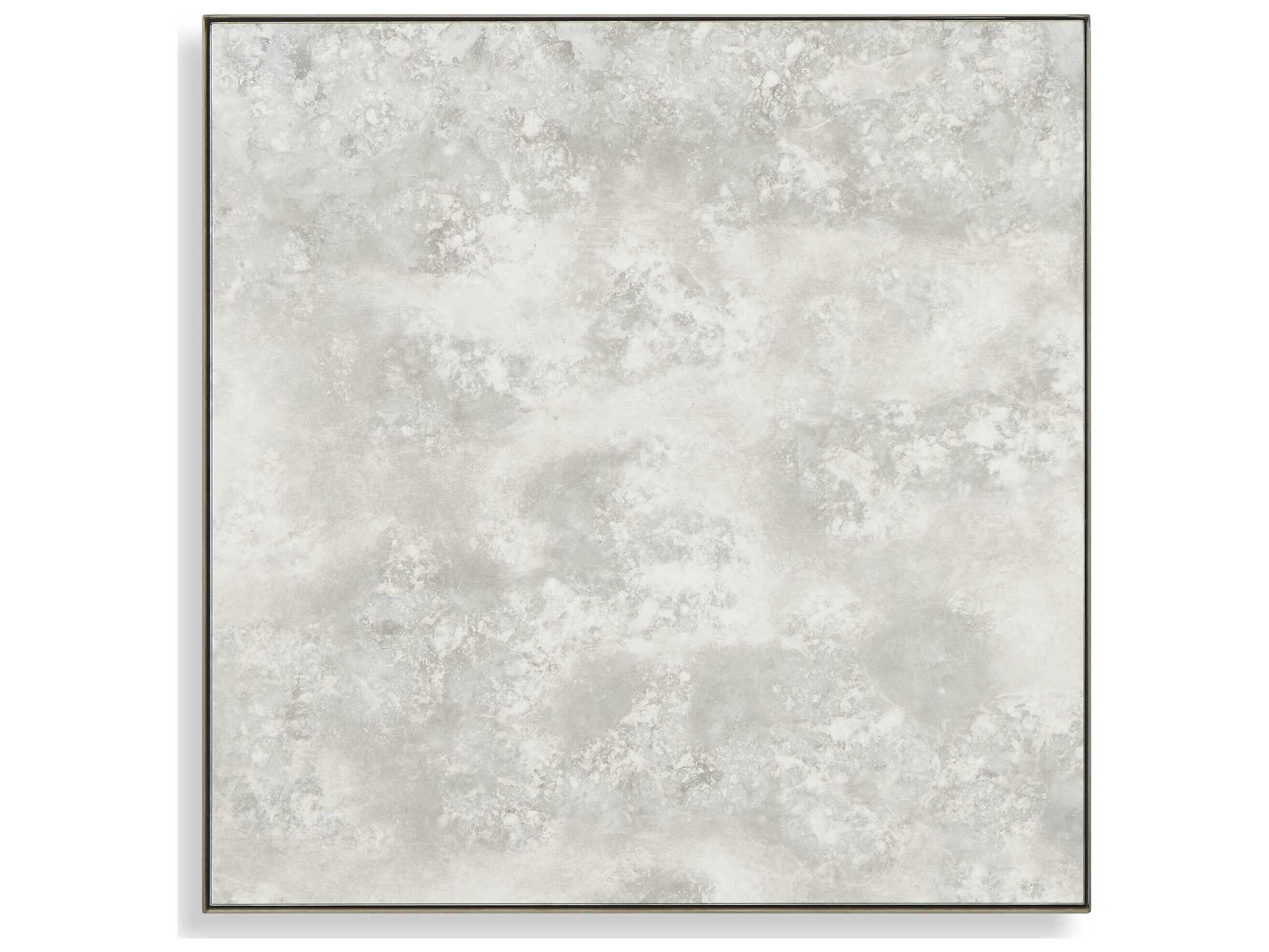 Uttermost Fredric Brushed Brass Square Antique Mirror