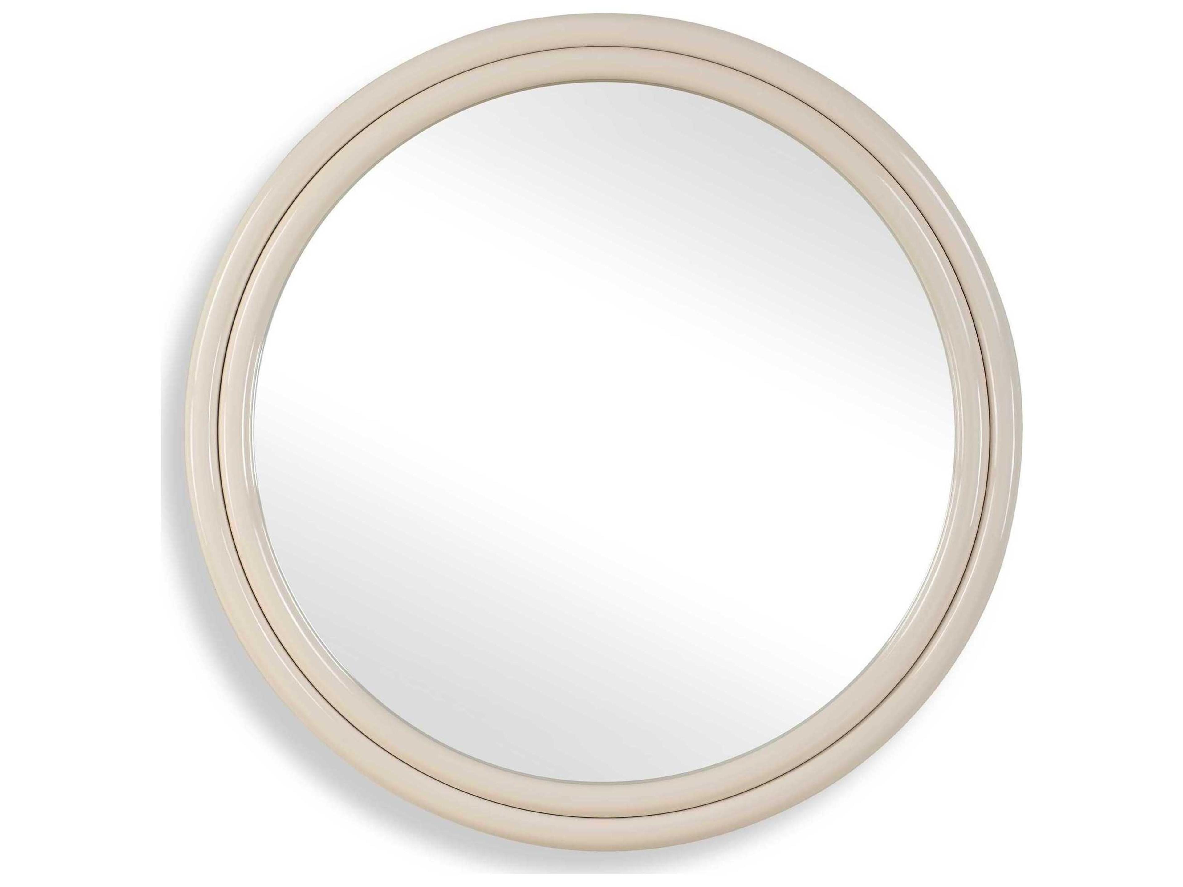 Uttermost Florian Warm White Round Wall Mirror