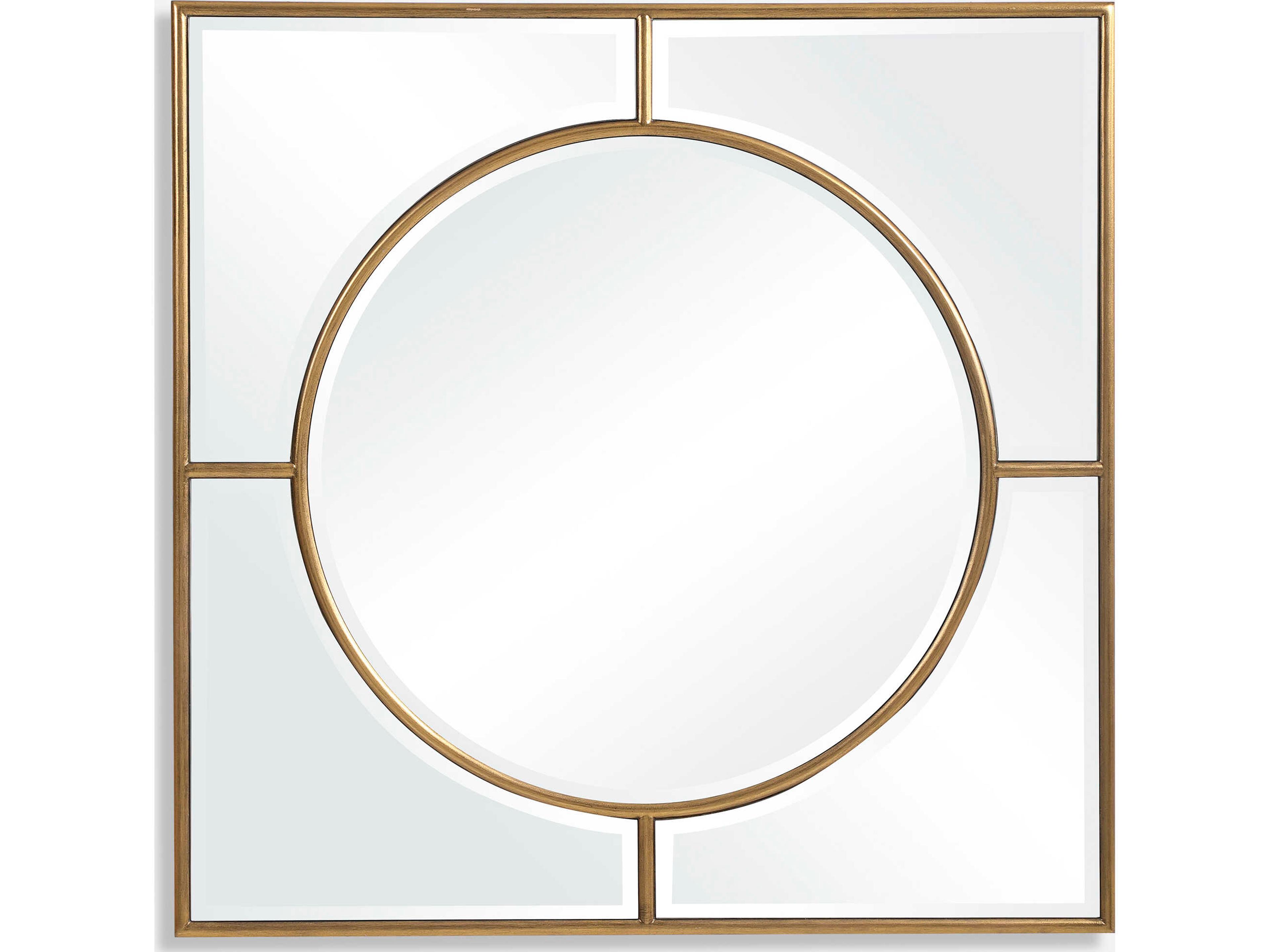 Uttermost Stanford Gold Square Wall Mirror