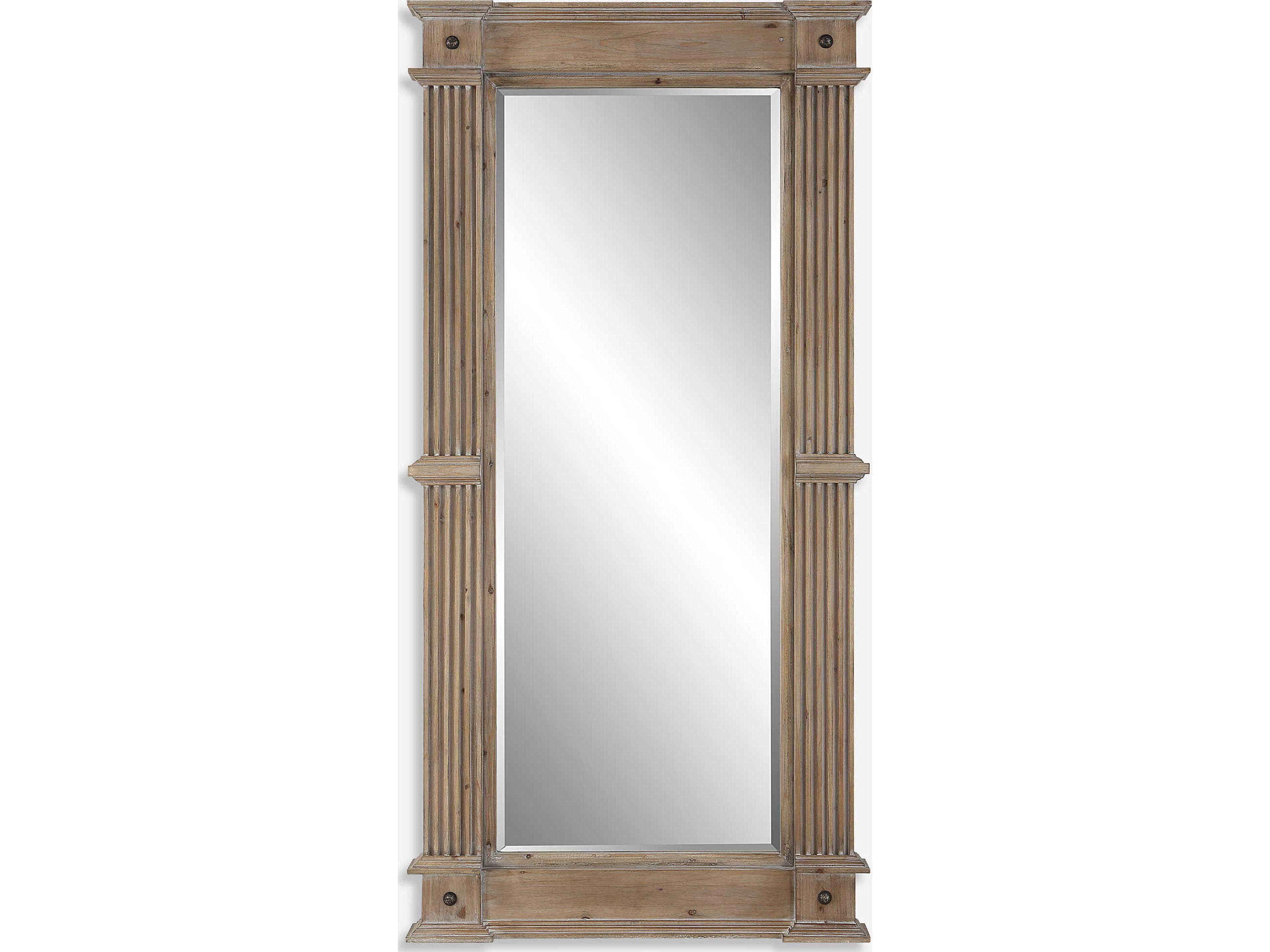 Uttermost McAllister Natural Rectangular Floor Mirror
