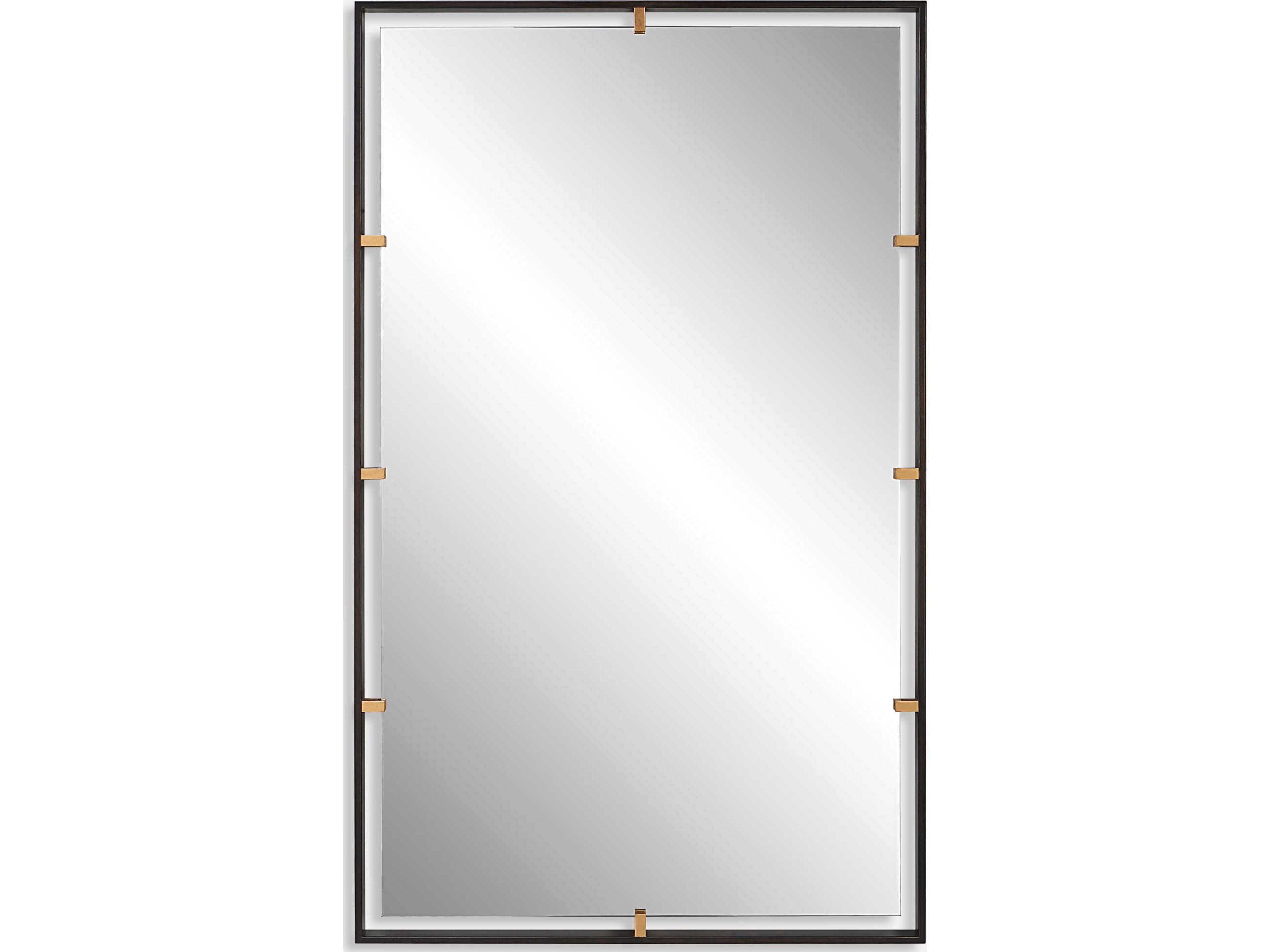 Uttermost Egon Bronze Rectangular Wall Mirror