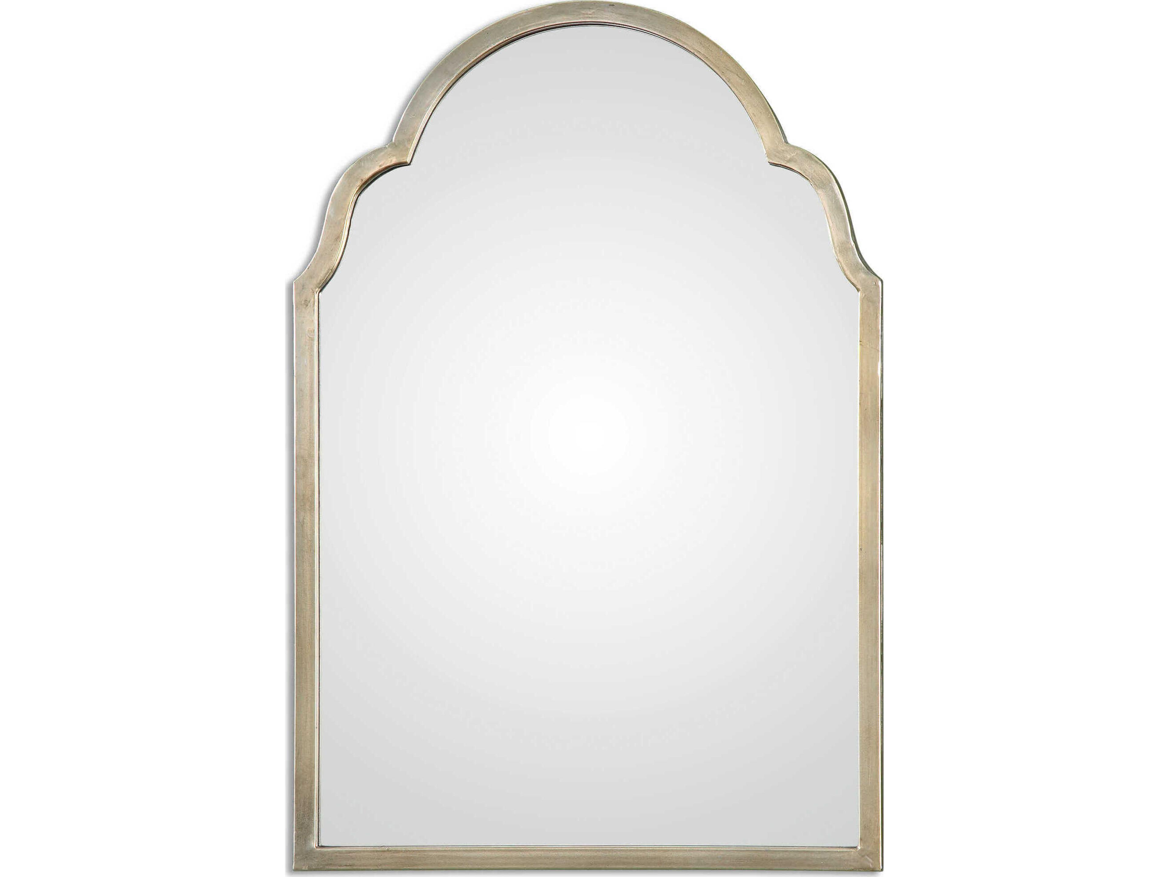 Uttermost Brayden Petite Silver Arch Wall Mirror