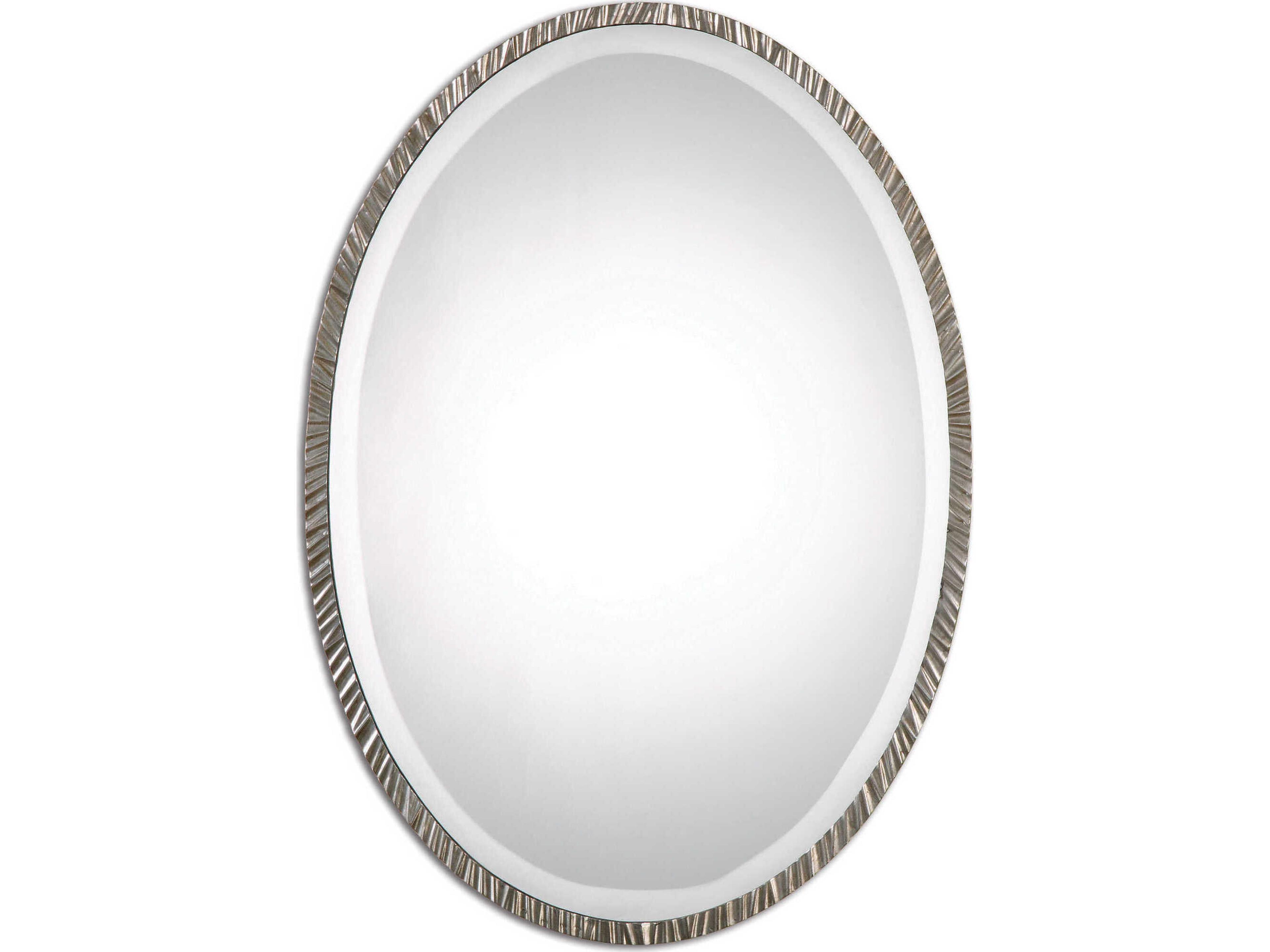 Uttermost Annadel Oval Gray Wall Mirror