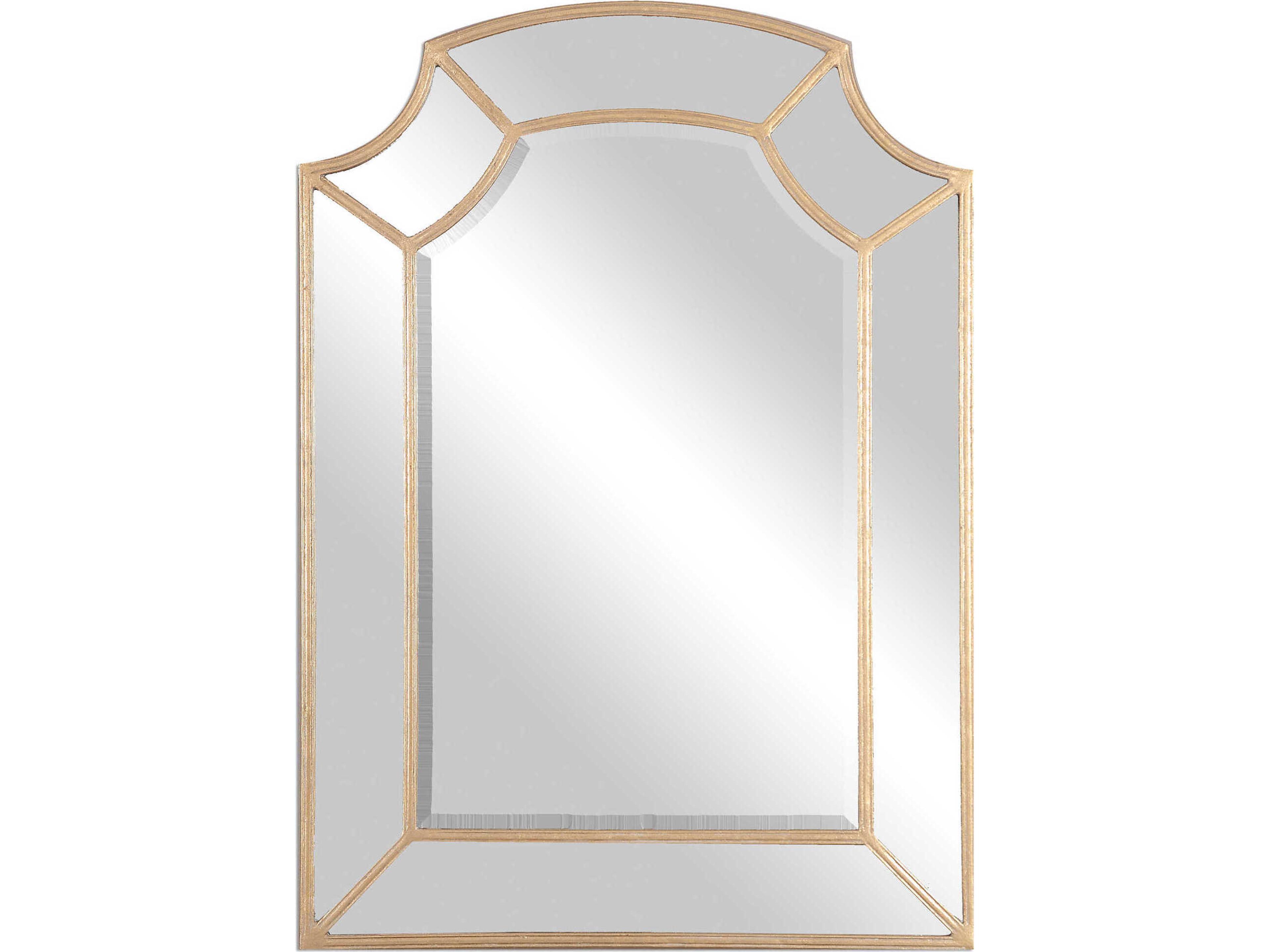 Uttermost Francoli Antique Gold Arch Wall Mirror