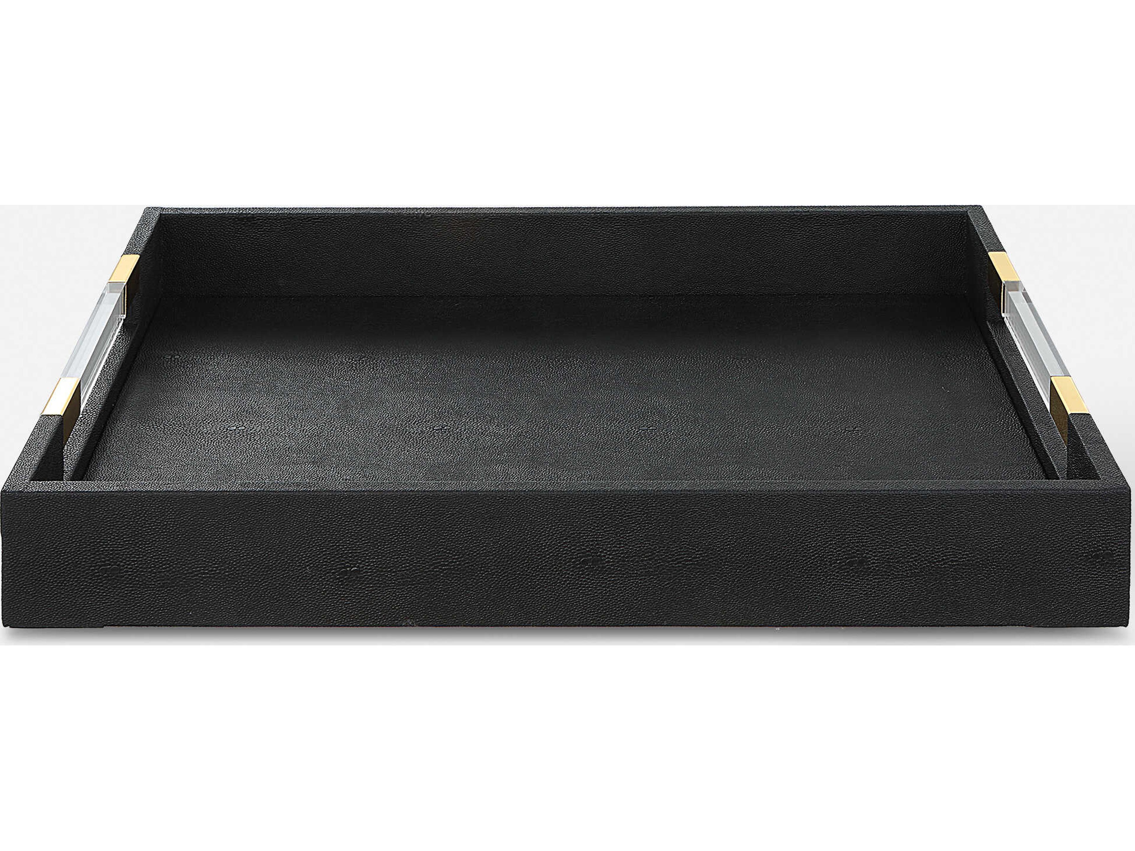 Uttermost Wessex Black Serving Tray