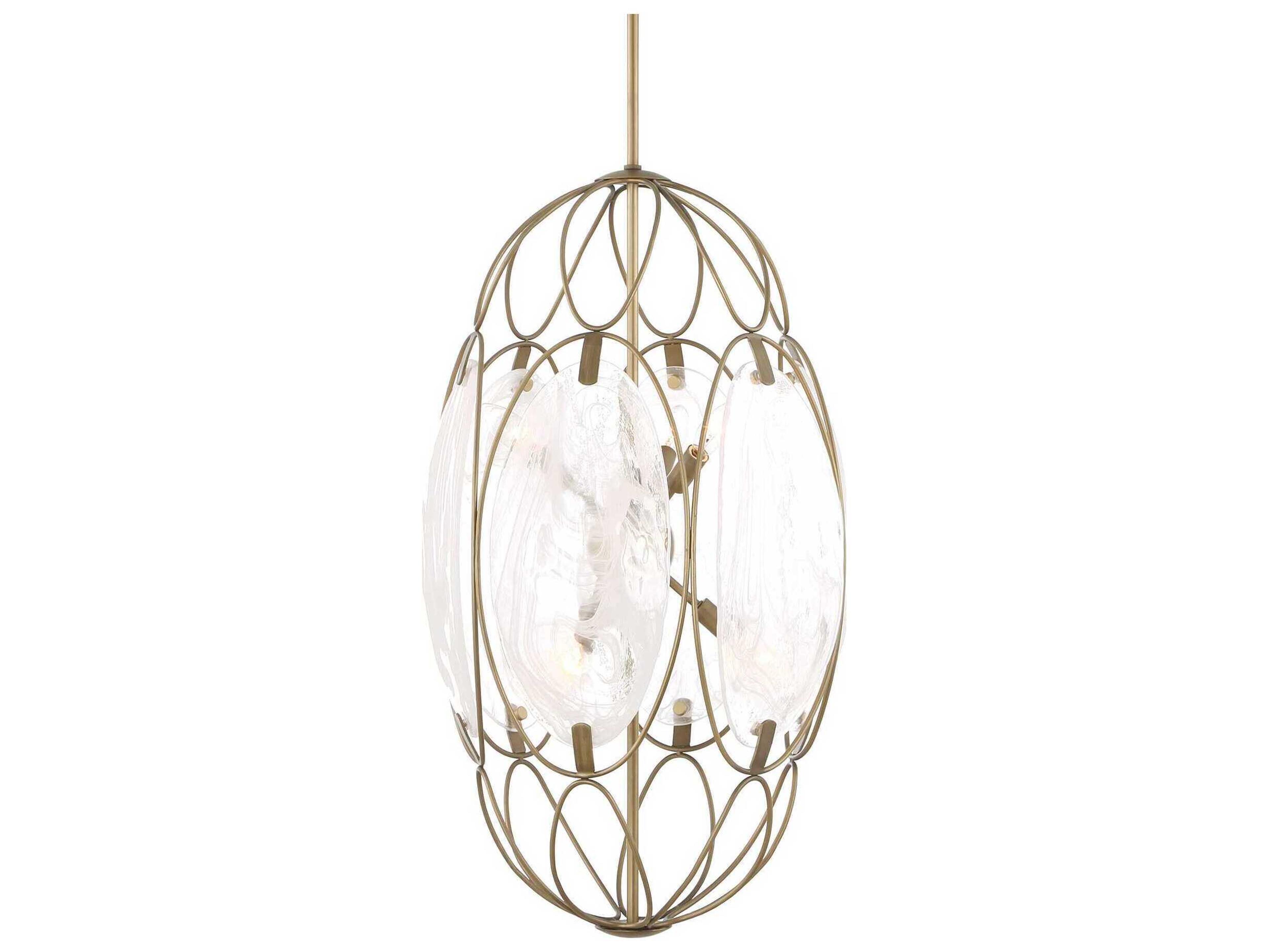 Uttermost Valencia 6-Light Soft Gold Pendant